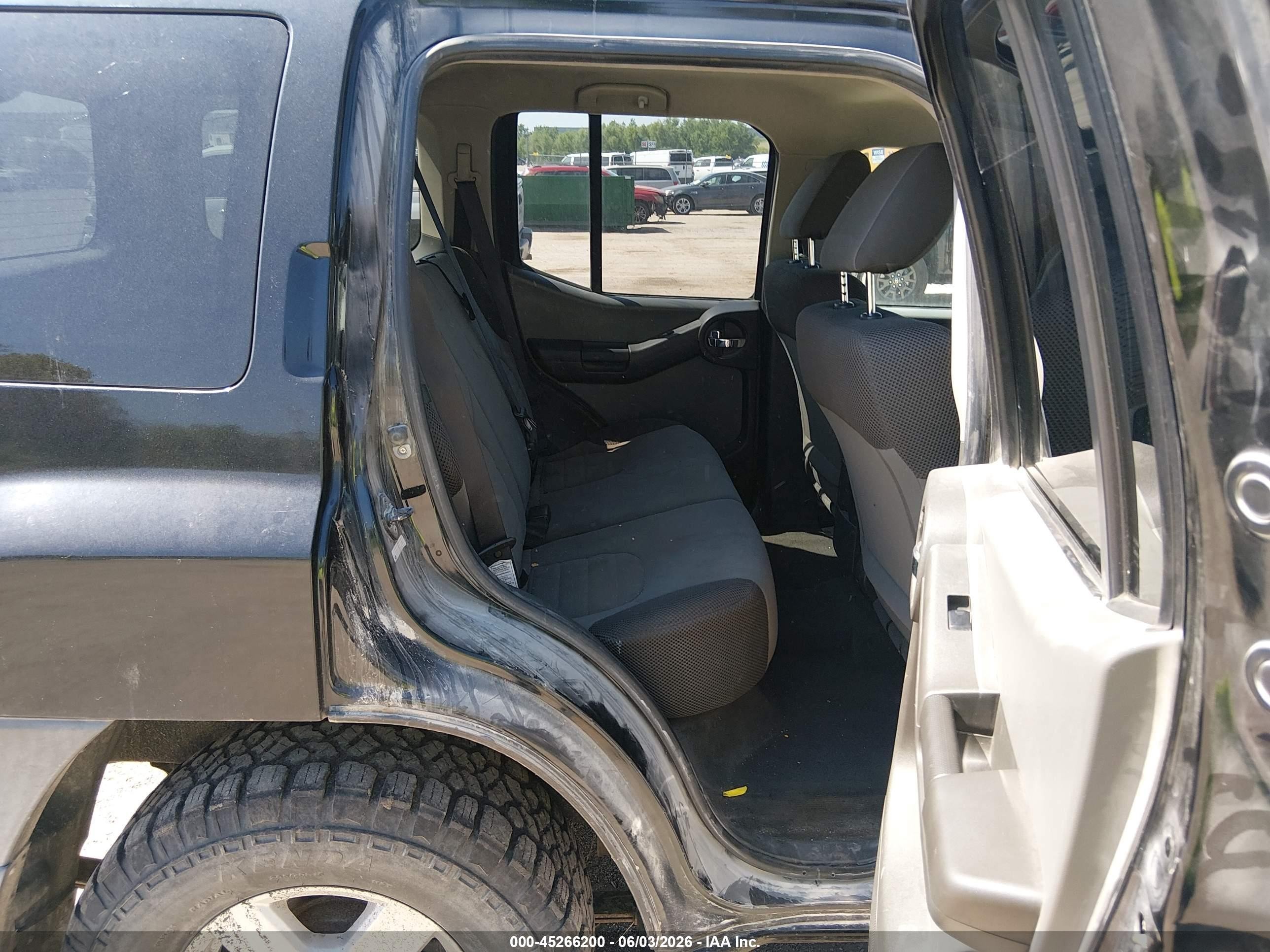2007 Nissan Xterra S Black vin: 5N1AN08U47C526083