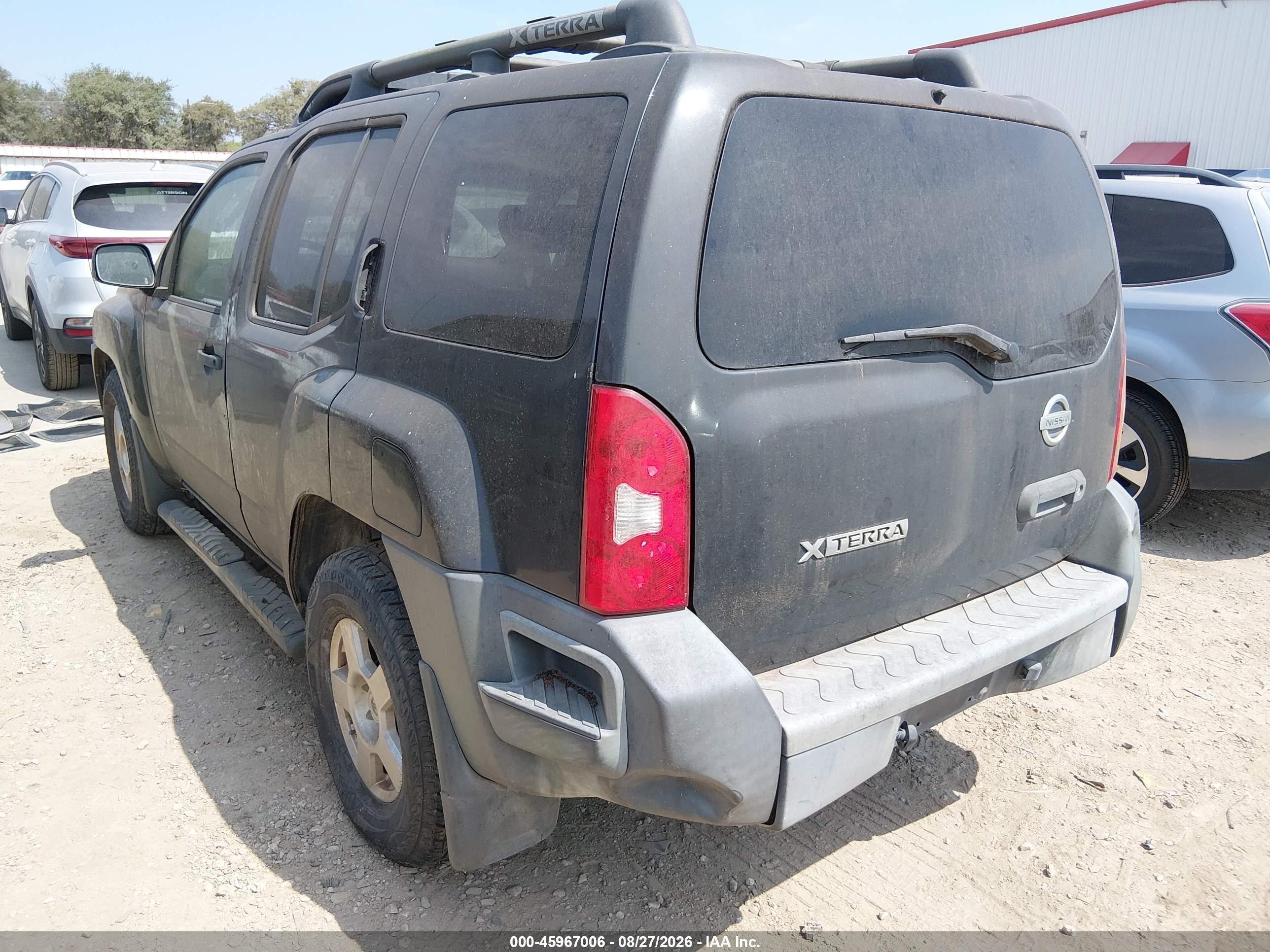 2007 Nissan Xterra S Серый vin: 5N1AN08U47C534944