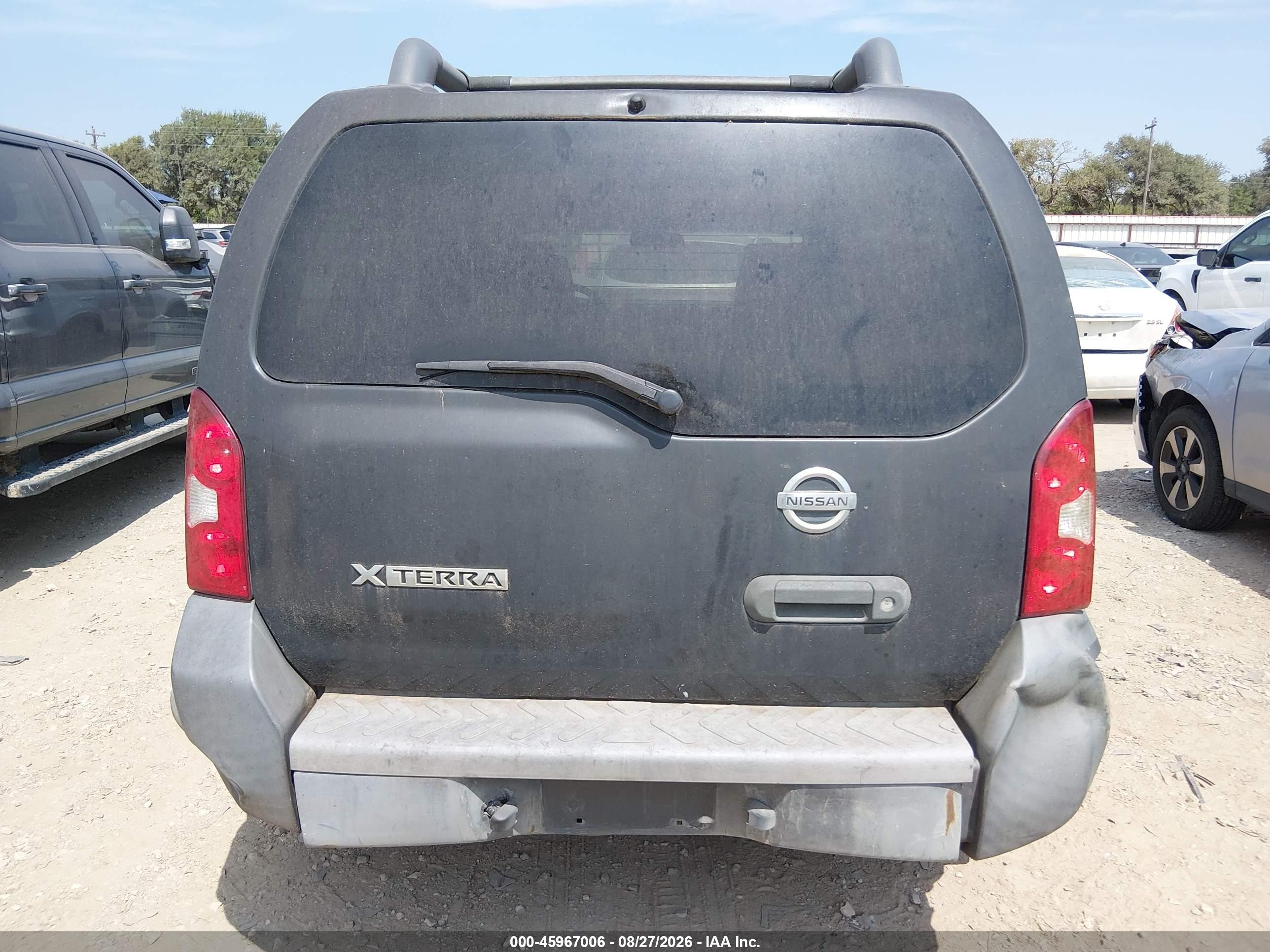 2007 Nissan Xterra S Серый vin: 5N1AN08U47C534944