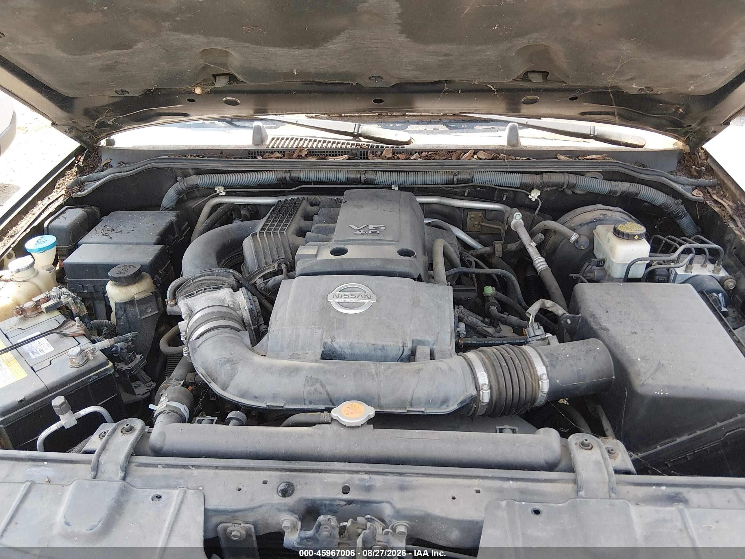 2007 Nissan Xterra S Серый vin: 5N1AN08U47C534944
