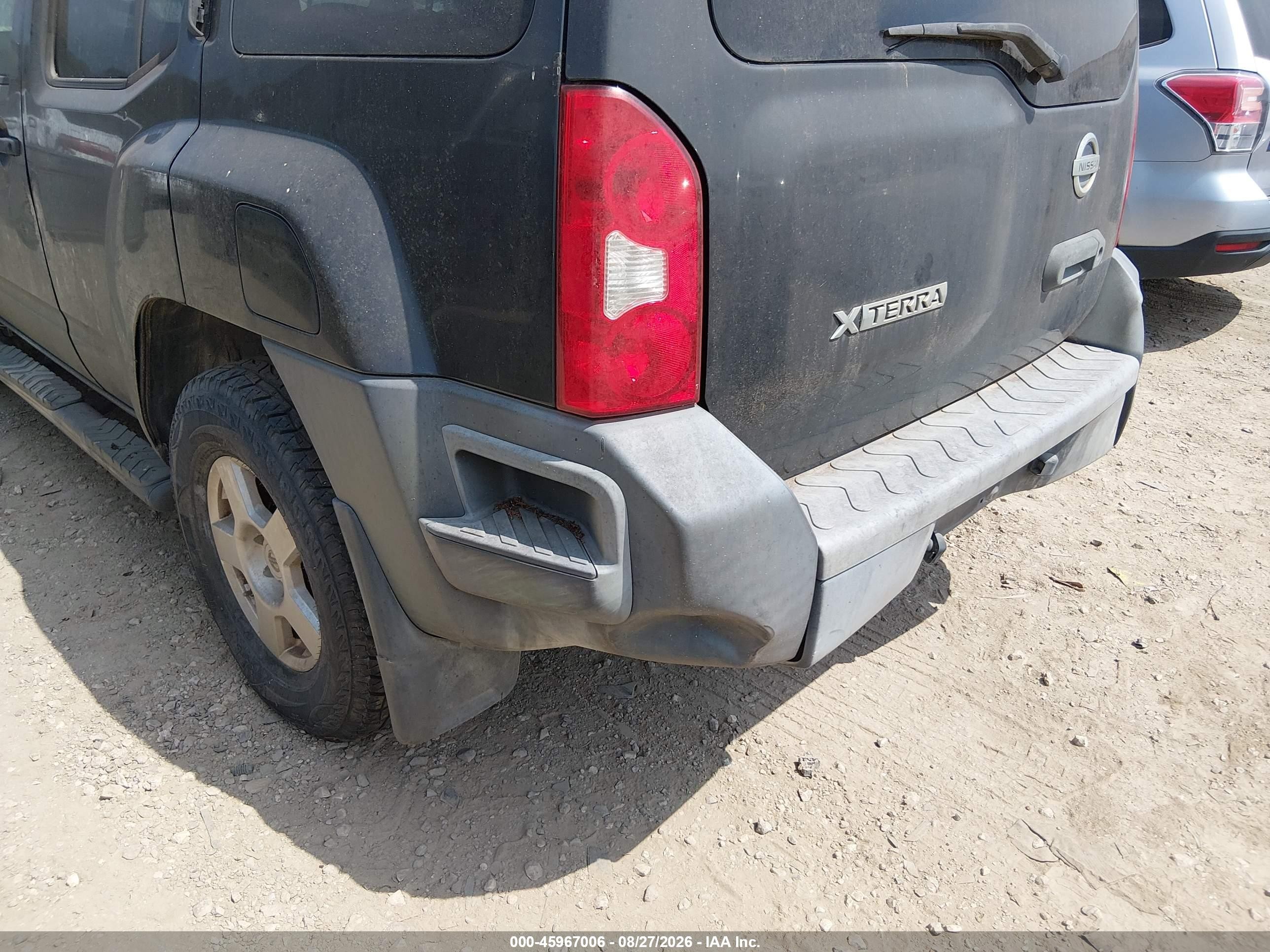 2007 Nissan Xterra S Серый vin: 5N1AN08U47C534944