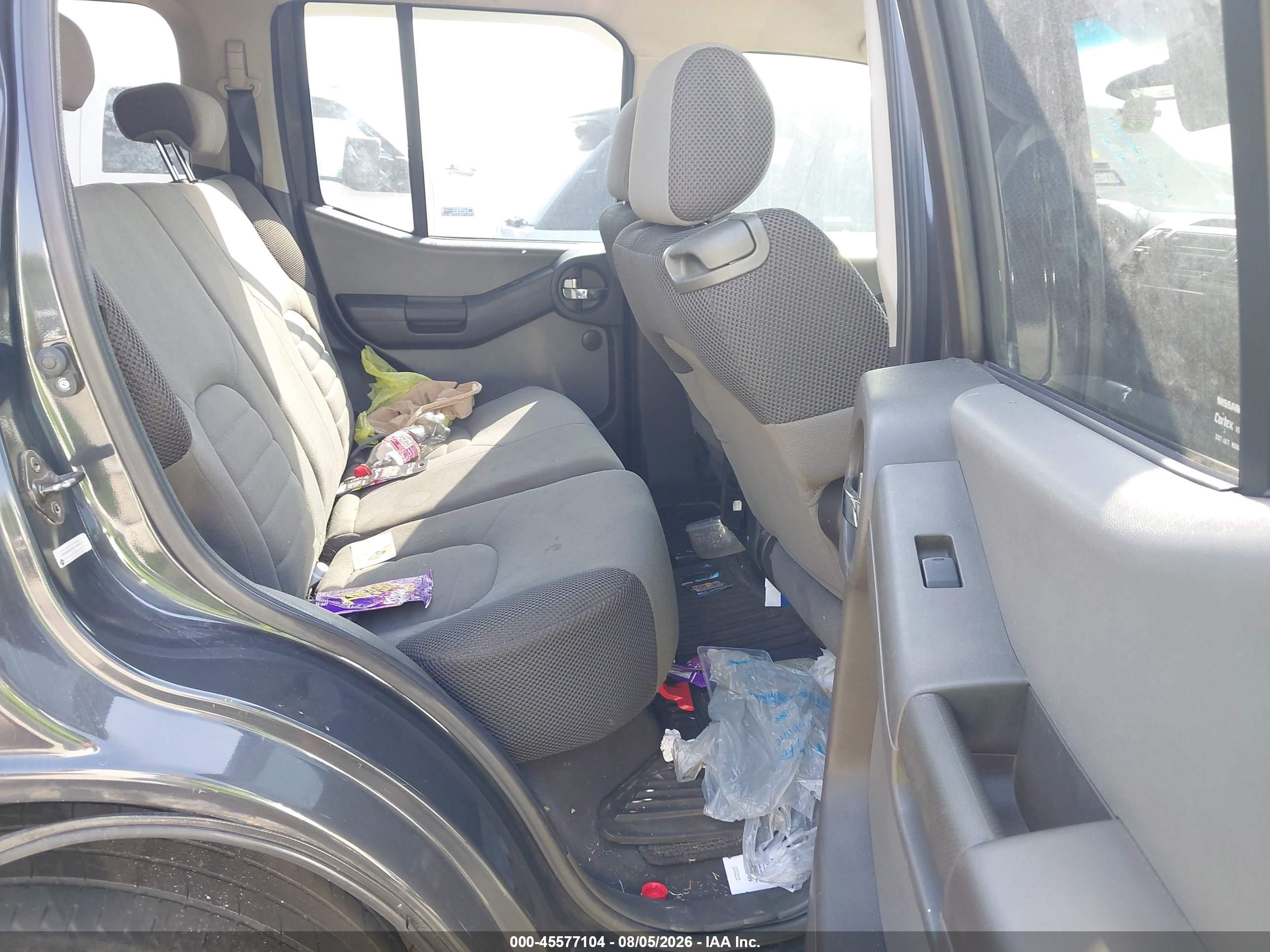 2008 Nissan Xterra Se Gray vin: 5N1AN08U48C531432