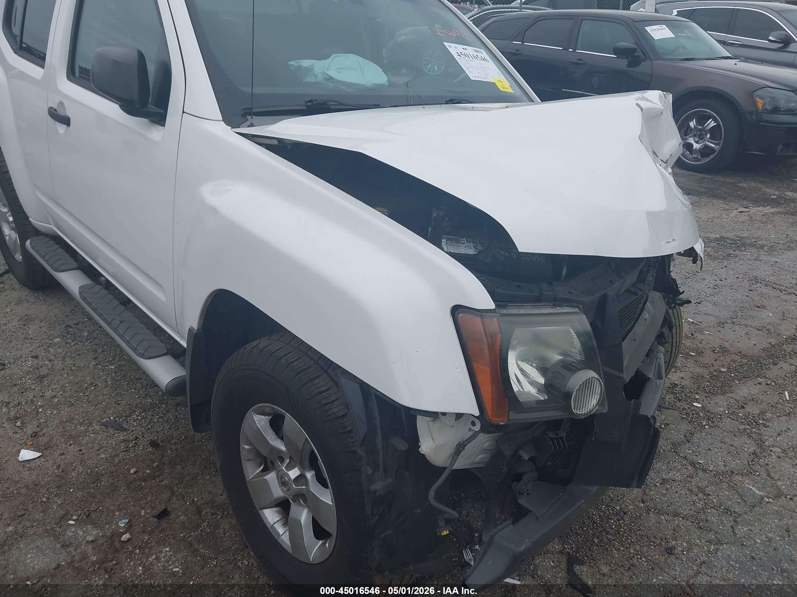 2009 Nissan Xterra S White vin: 5N1AN08U49C503373