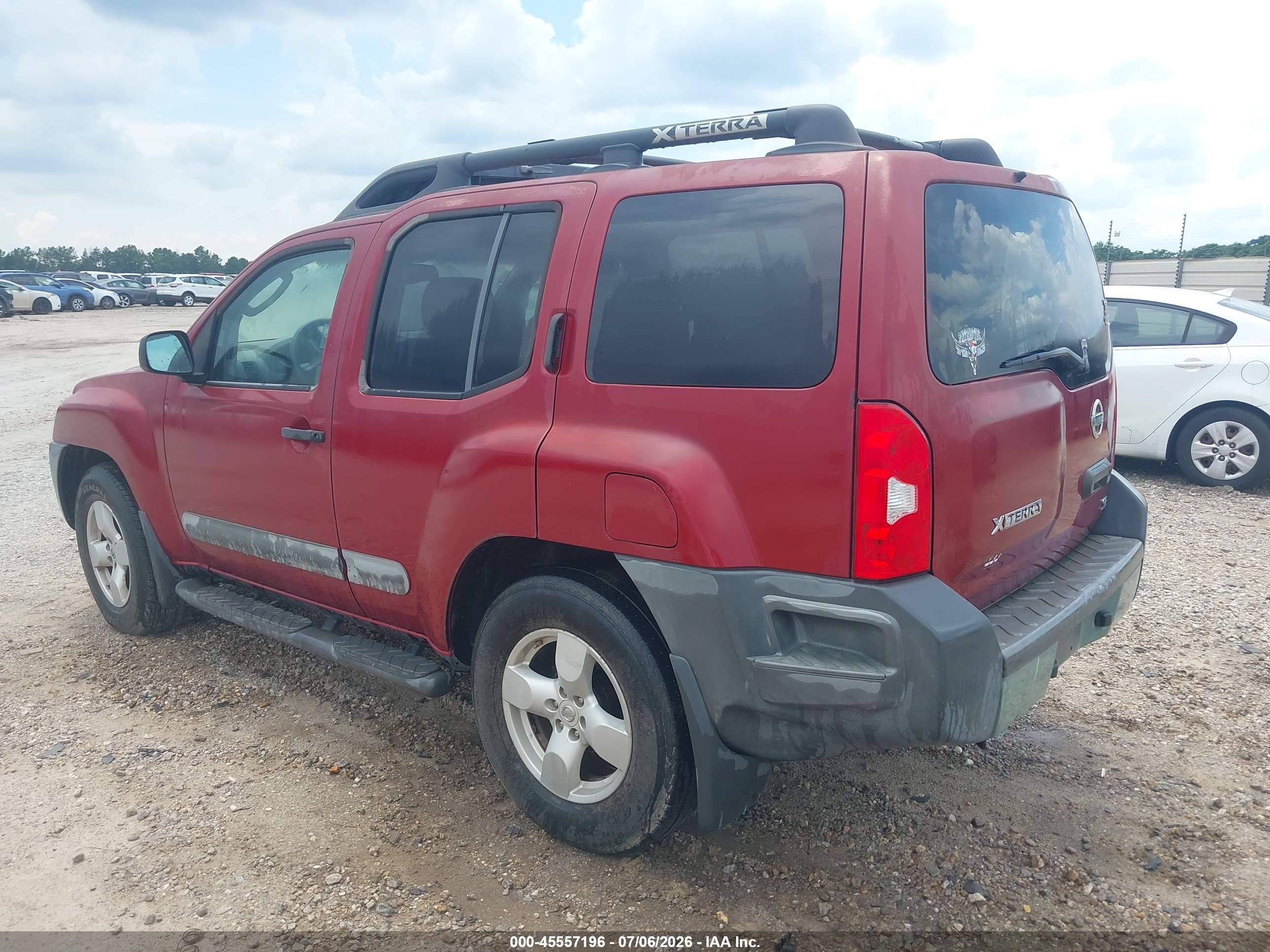 2005 Nissan Xterra Se Burgundy vin: 5N1AN08U55C631552