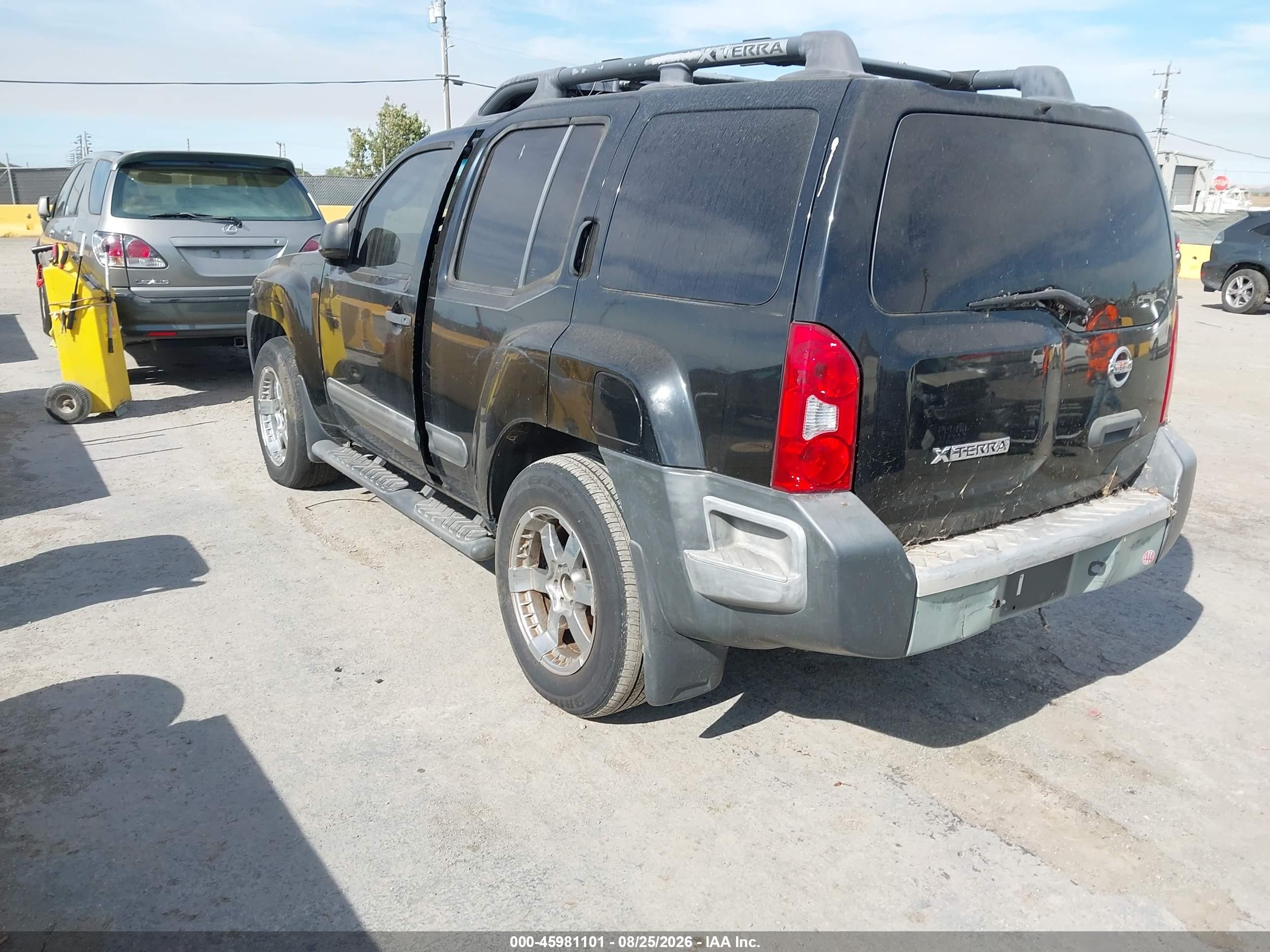2006 Nissan Xterra S Black vin: 5N1AN08U56C503524