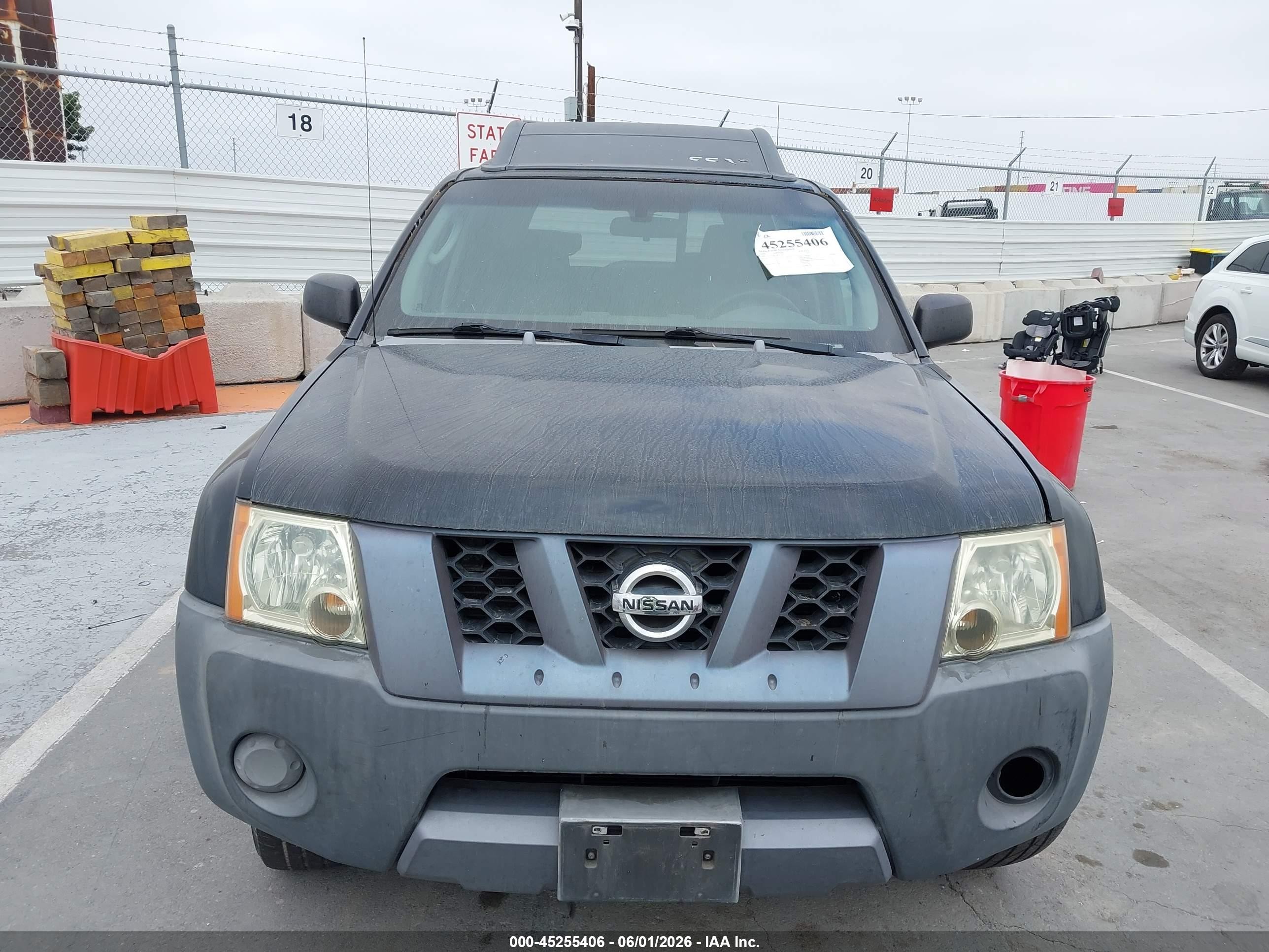 2006 Nissan Xterra S Black vin: 5N1AN08U56C555641