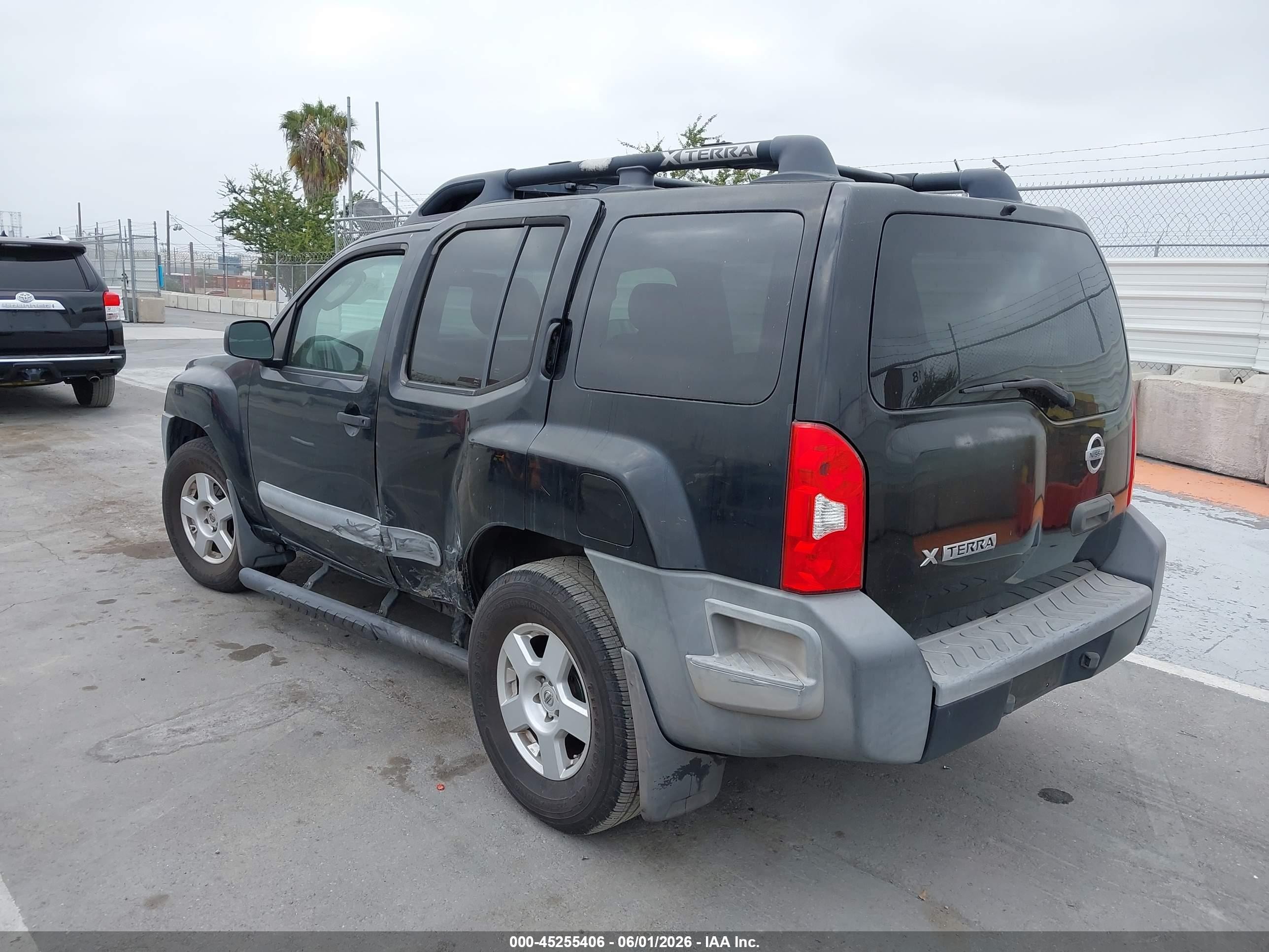 2006 Nissan Xterra S Black vin: 5N1AN08U56C555641