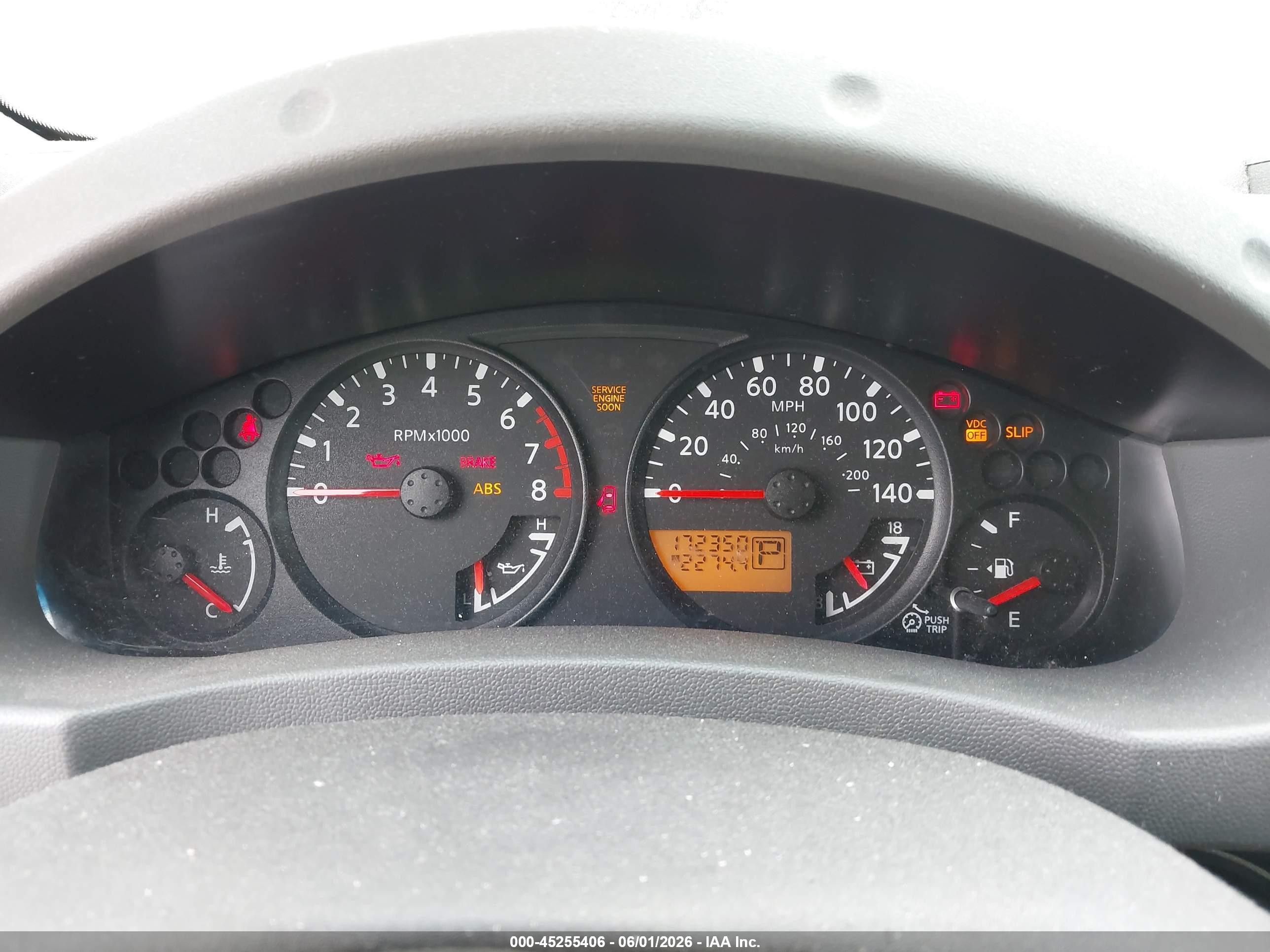 2006 Nissan Xterra S Black vin: 5N1AN08U56C555641