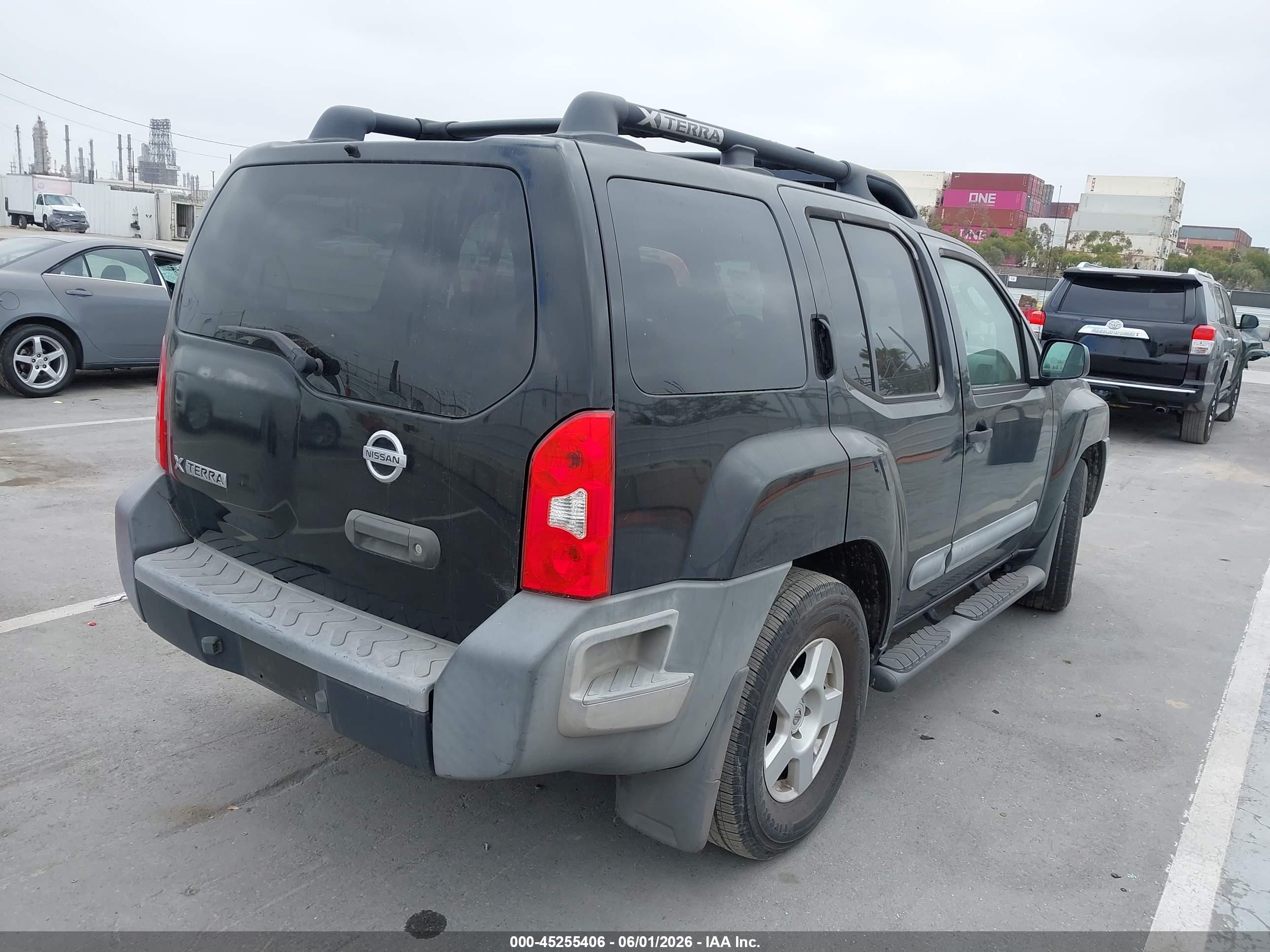 2006 Nissan Xterra S Black vin: 5N1AN08U56C555641