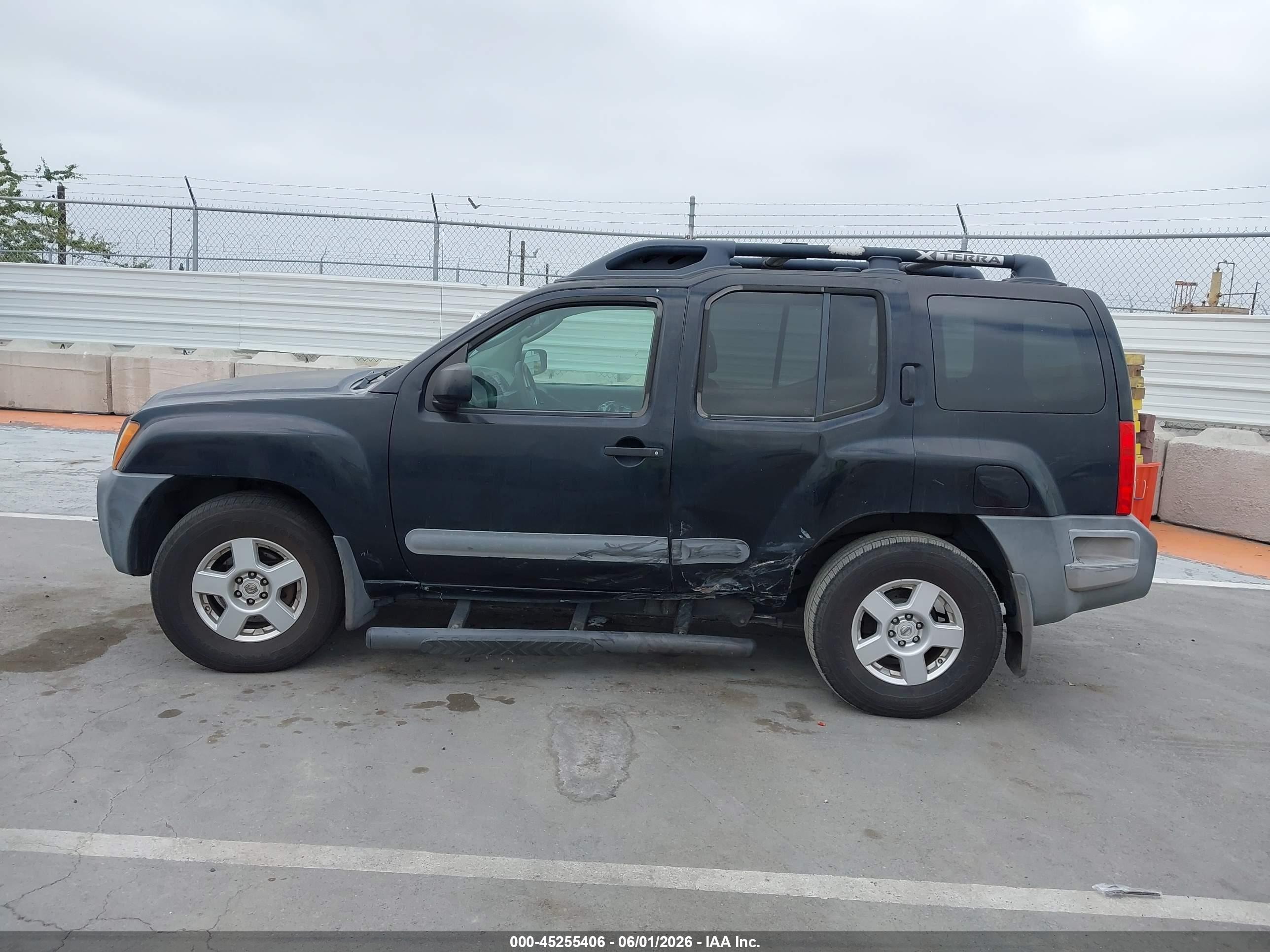 2006 Nissan Xterra S Black vin: 5N1AN08U56C555641