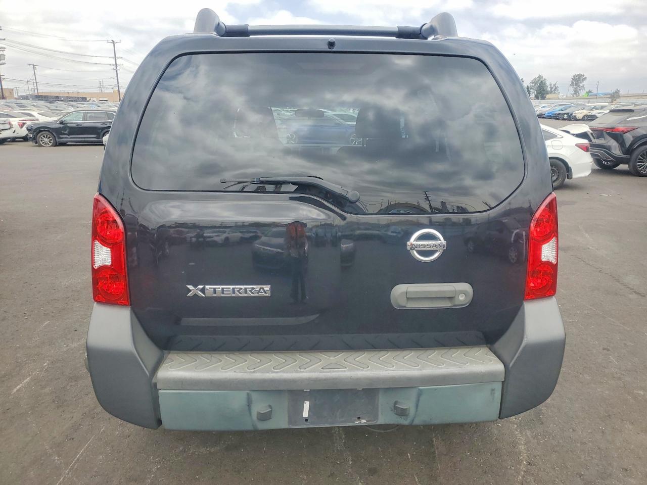 2007 Nissan Xterra X Black vin: 5N1AN08U57C523015