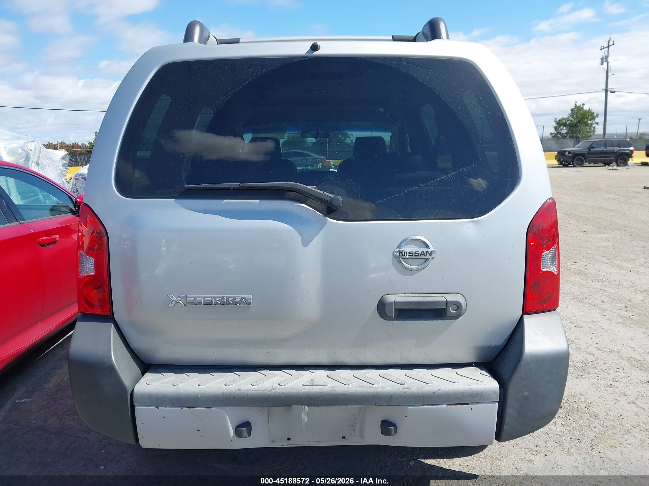 2009 Nissan Xterra S Silver vin: 5N1AN08U59C506749