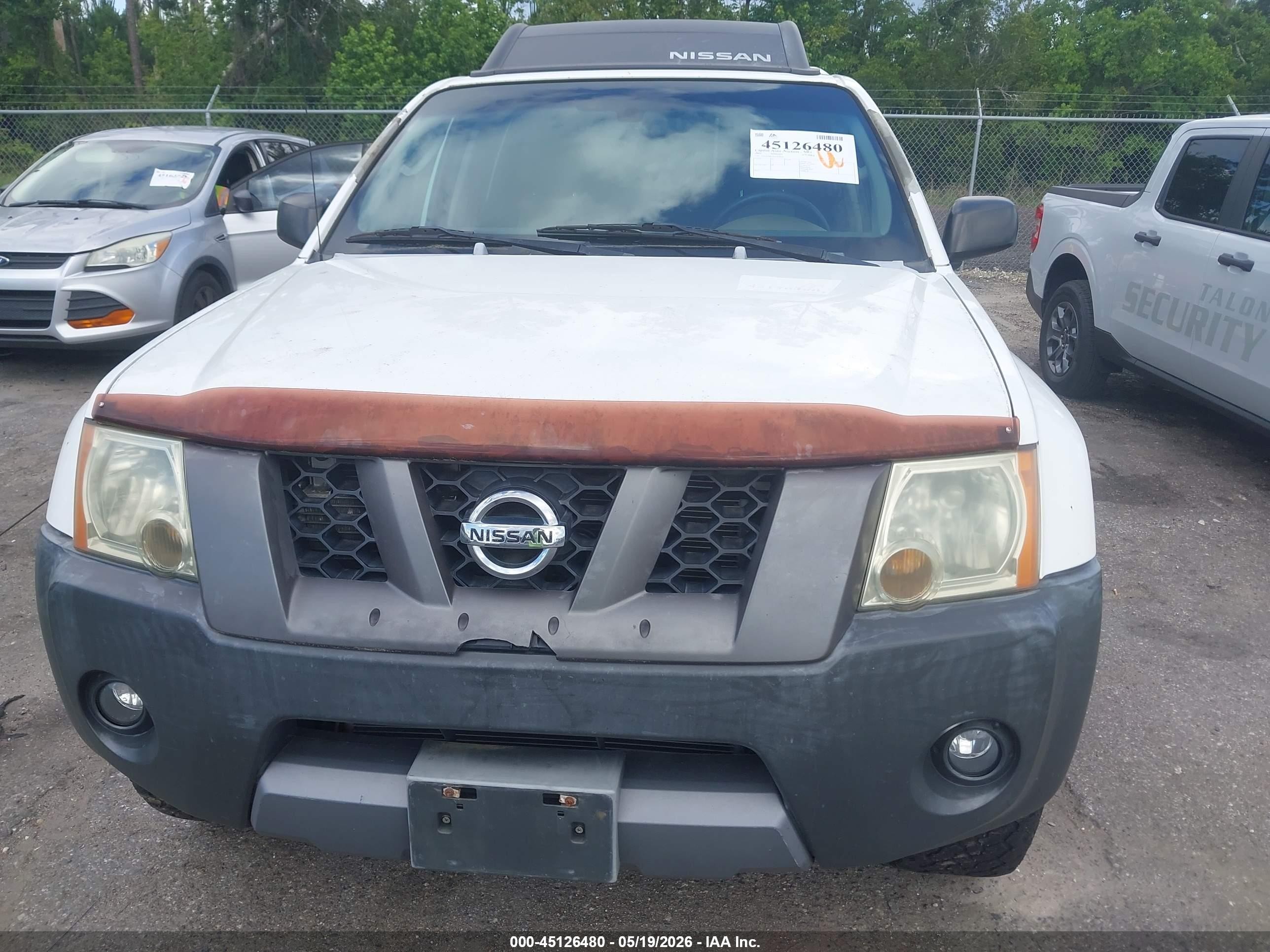 2005 Nissan Xterra Se White vin: 5N1AN08U65C614050