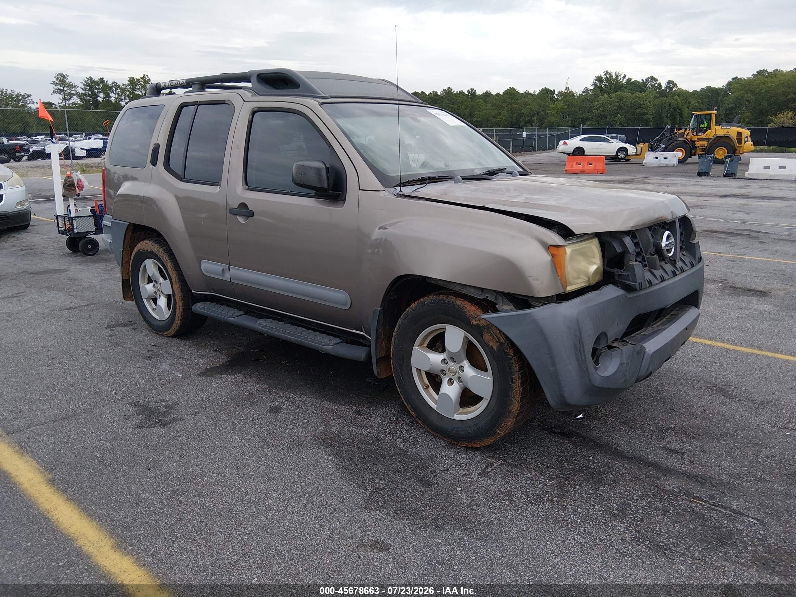 2005 Nissan Xterra Se Green vin: 5N1AN08U65C634766