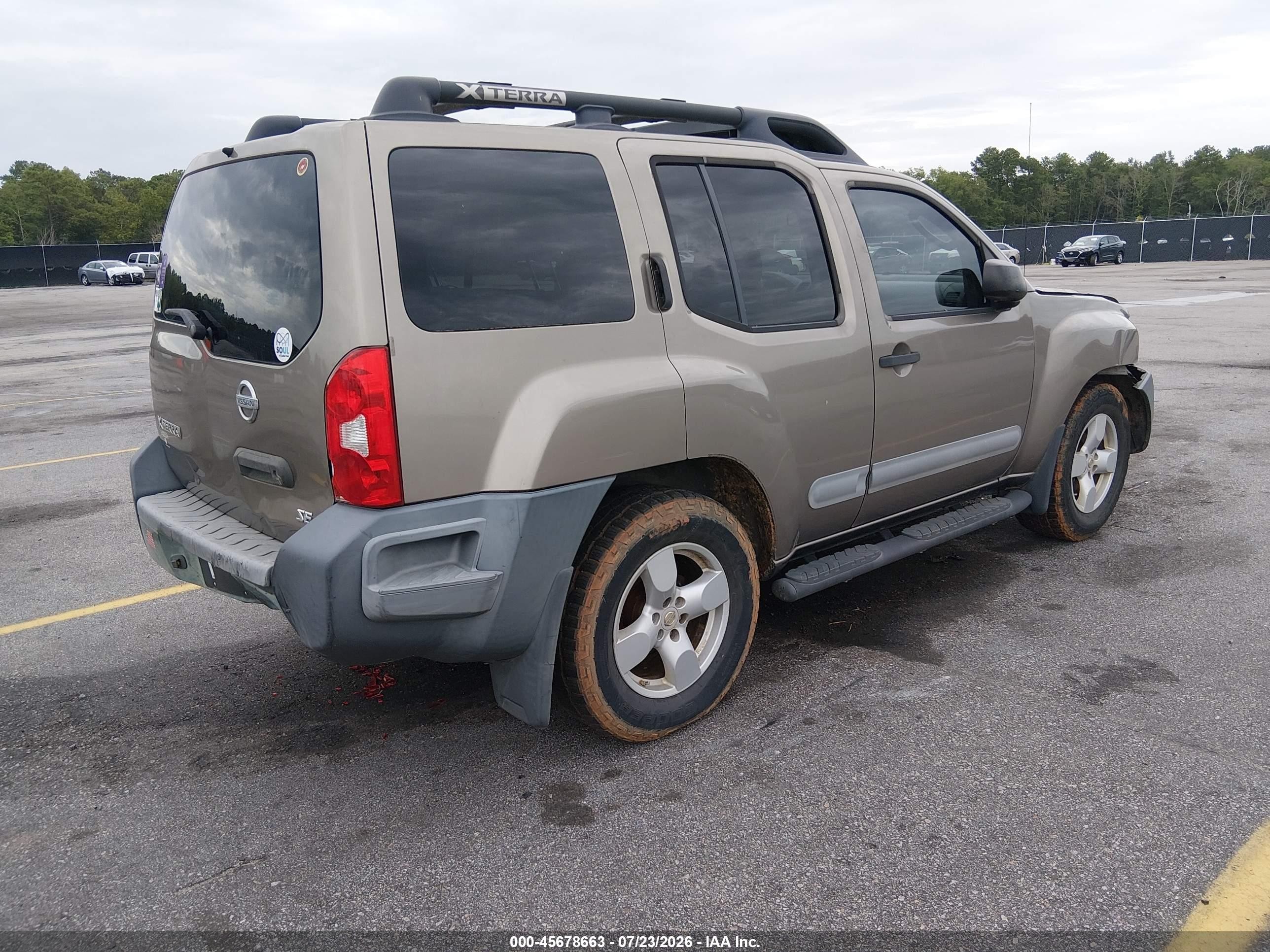 2005 Nissan Xterra Se Green vin: 5N1AN08U65C634766