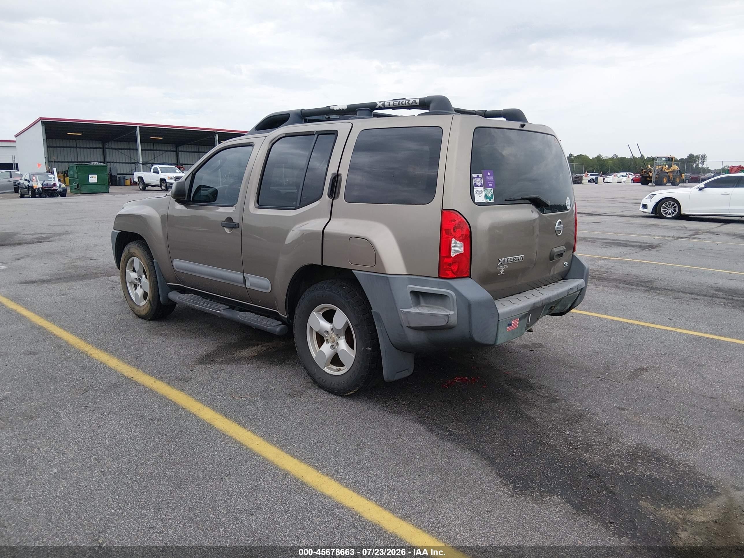2005 Nissan Xterra Se Green vin: 5N1AN08U65C634766