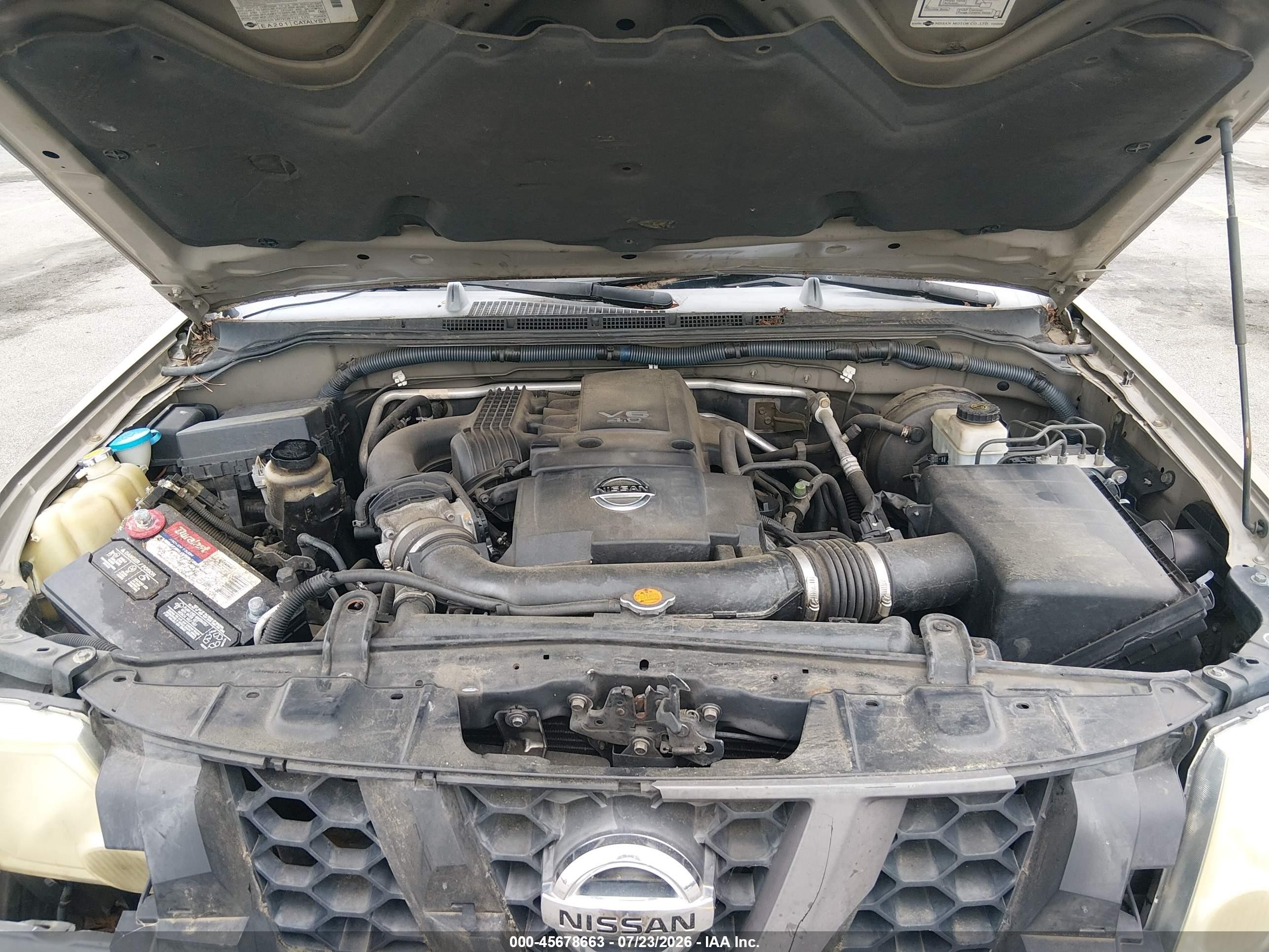 2005 Nissan Xterra Se Green vin: 5N1AN08U65C634766