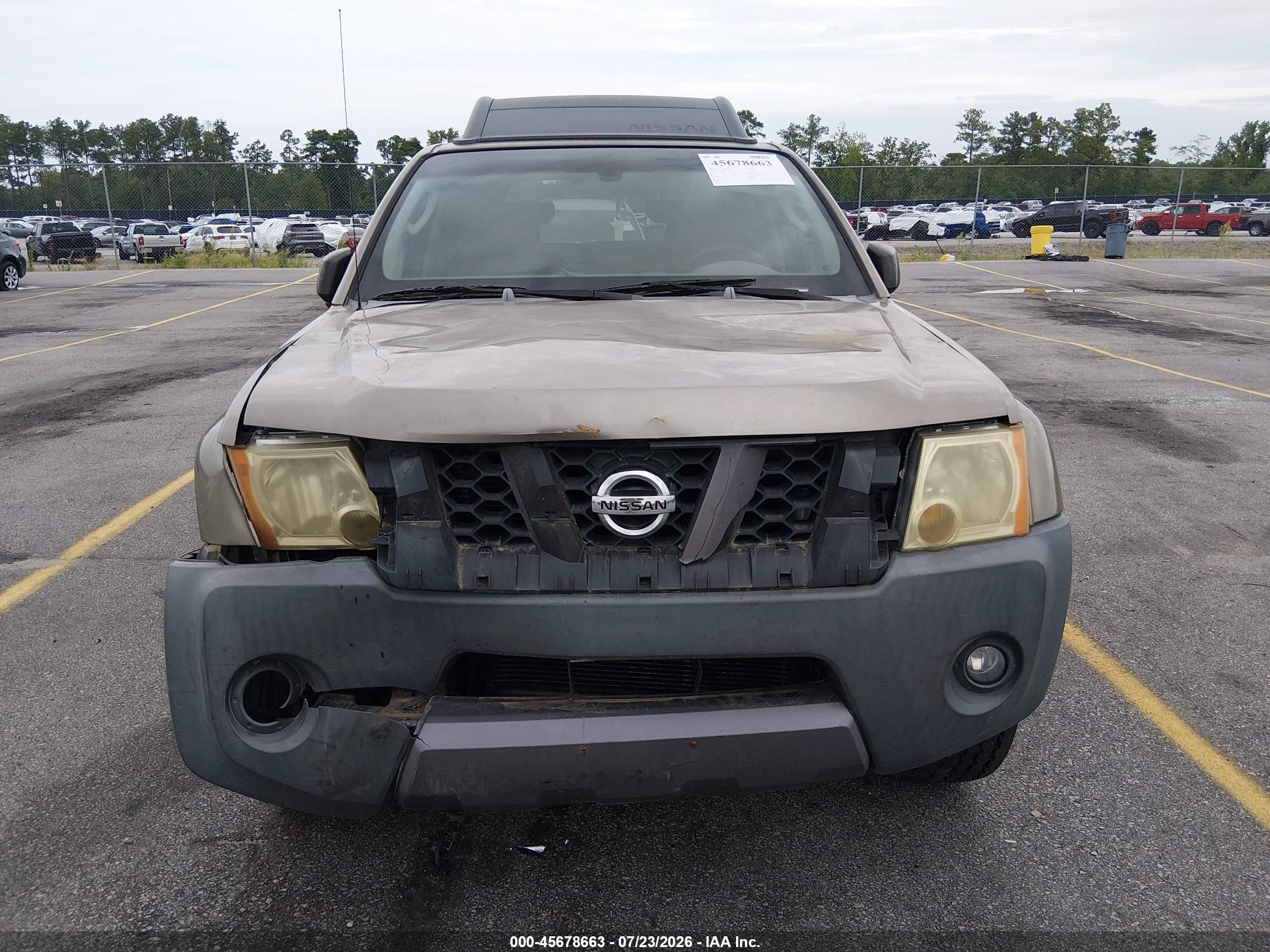 2005 Nissan Xterra Se Green vin: 5N1AN08U65C634766