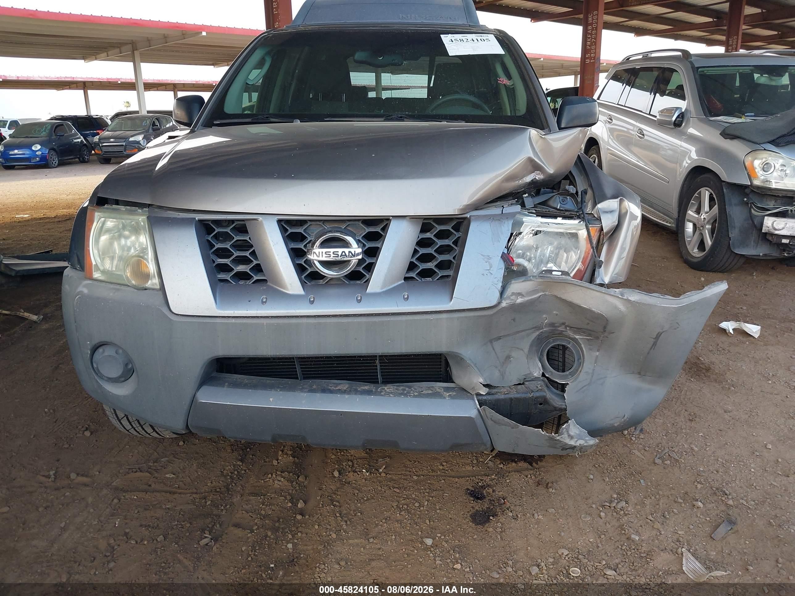 2006 Nissan Xterra S Серый vin: 5N1AN08U66C505539