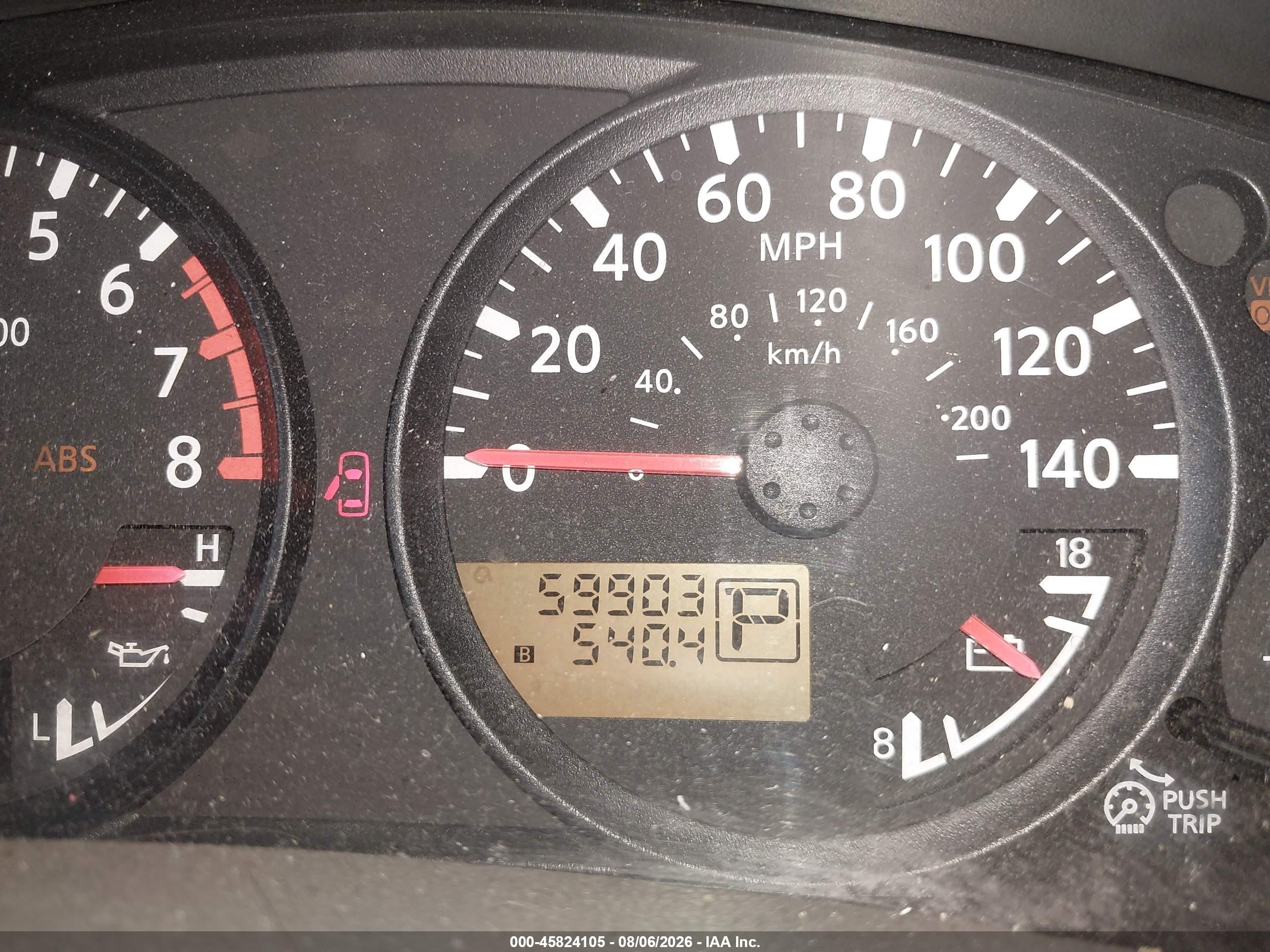 2006 Nissan Xterra S Серый vin: 5N1AN08U66C505539