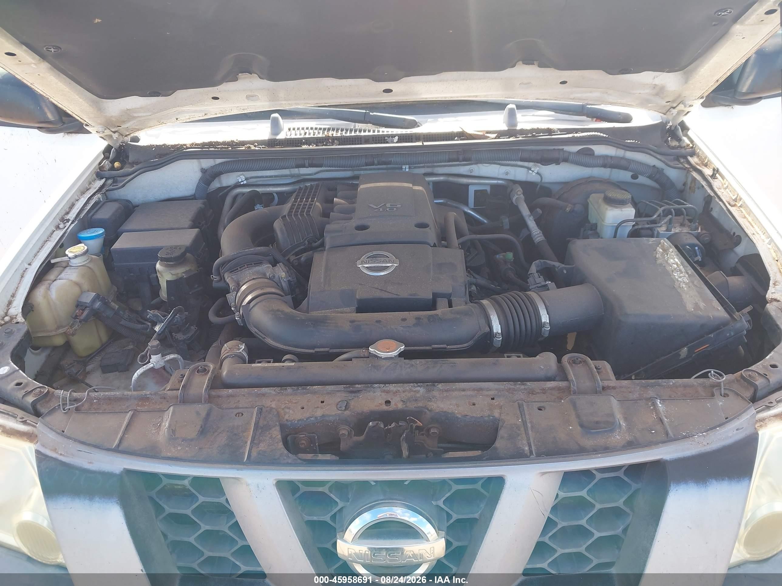 2007 Nissan Xterra S Белый vin: 5N1AN08U67C527400