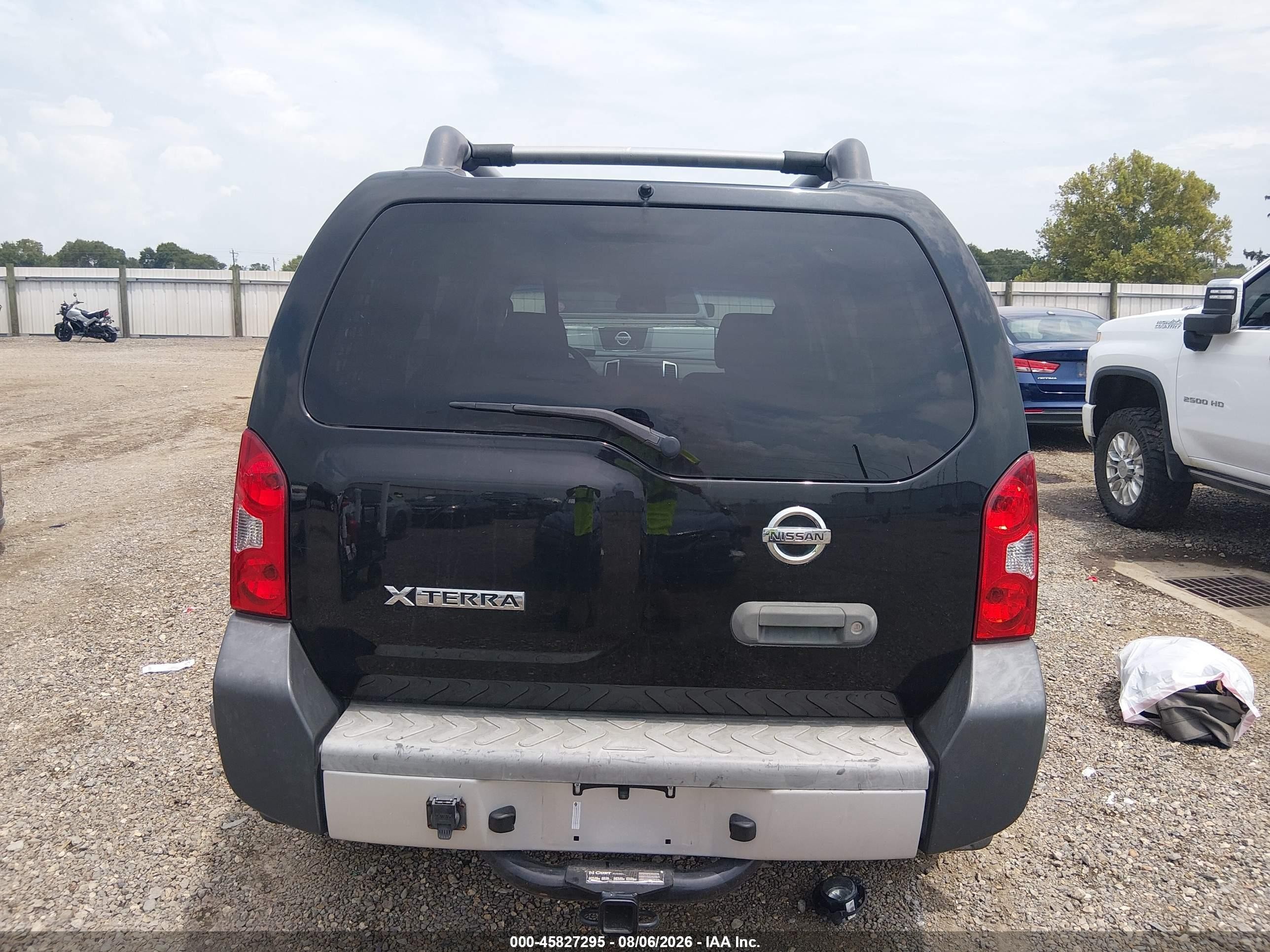 2009 Nissan Xterra S Black vin: 5N1AN08U69C514603