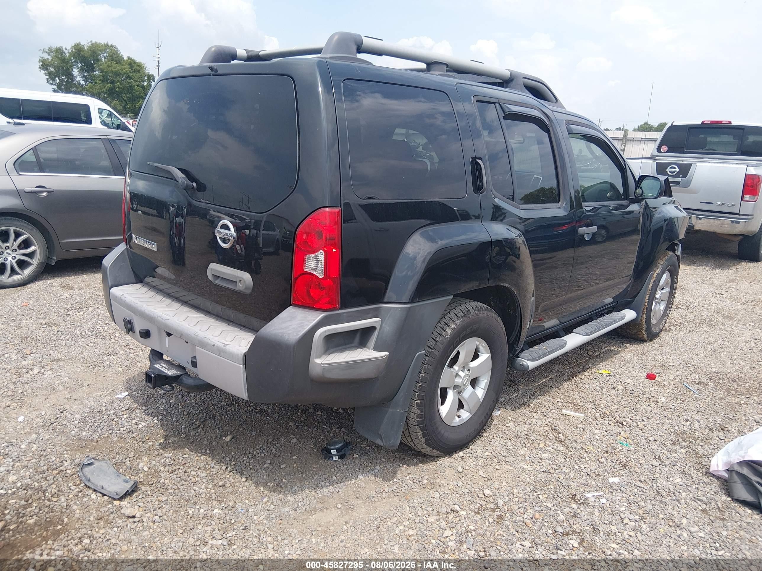 2009 Nissan Xterra S Black vin: 5N1AN08U69C514603