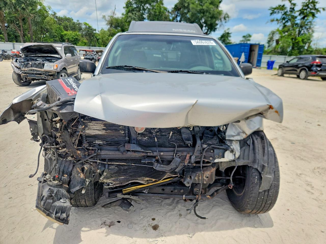 2005 Nissan Xterra S Silver vin: 5N1AN08U75C631391