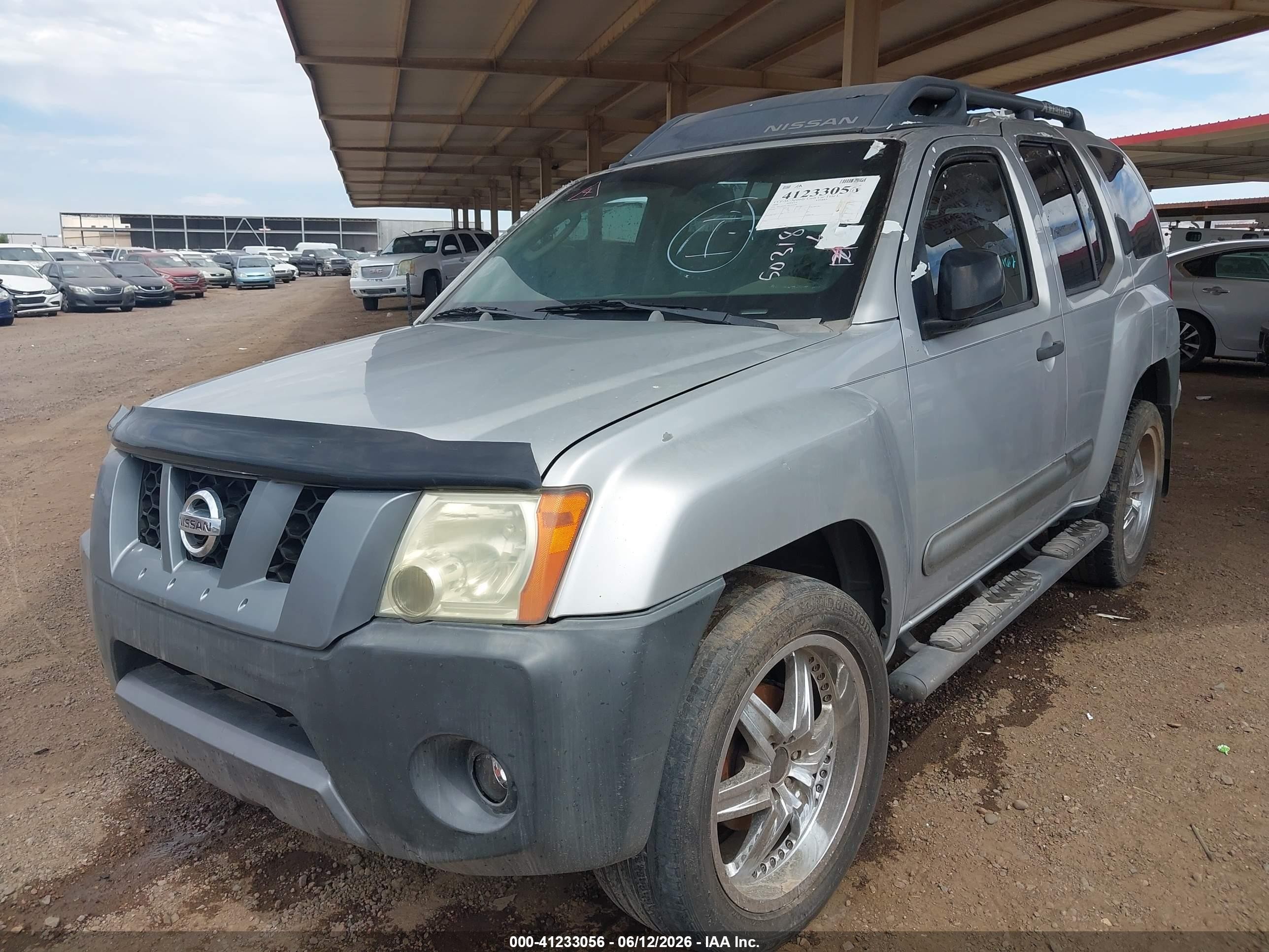 2006 Nissan Xterra Se Silver vin: 5N1AN08U76C503184