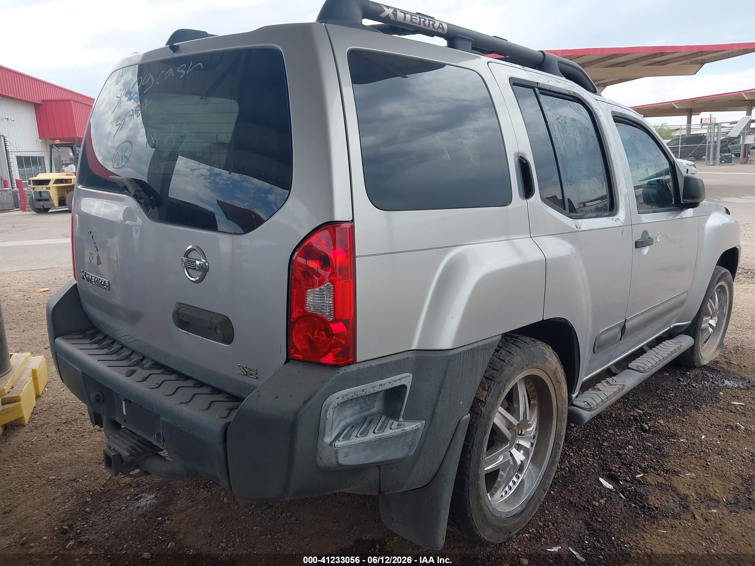 2006 Nissan Xterra Se Silver vin: 5N1AN08U76C503184