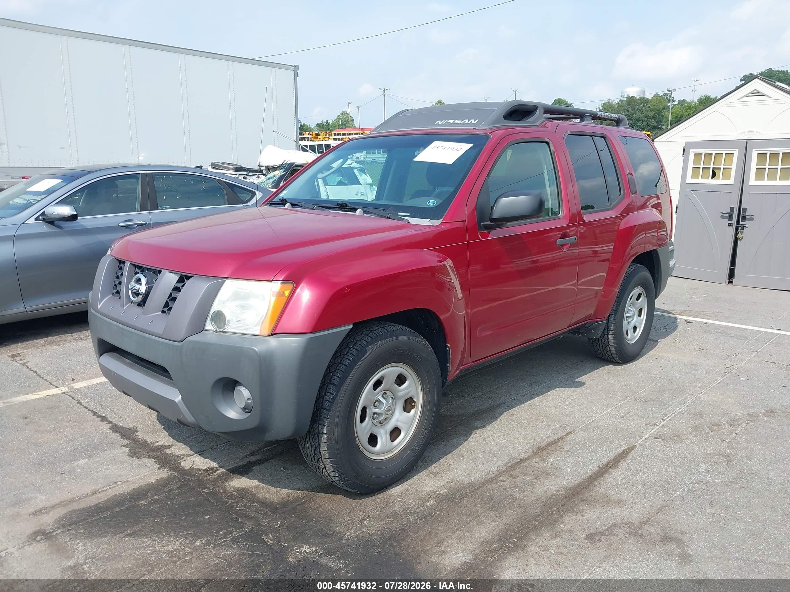 2006 Nissan Xterra X Красный vin: 5N1AN08U76C524438