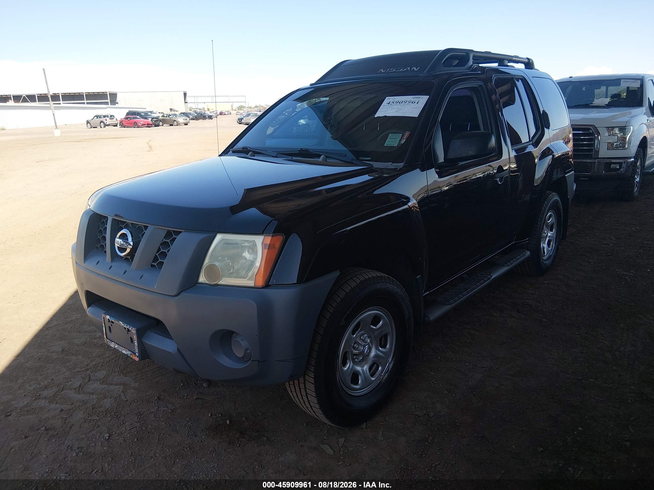 2006 Nissan Xterra X Black vin: 5N1AN08U76C536864