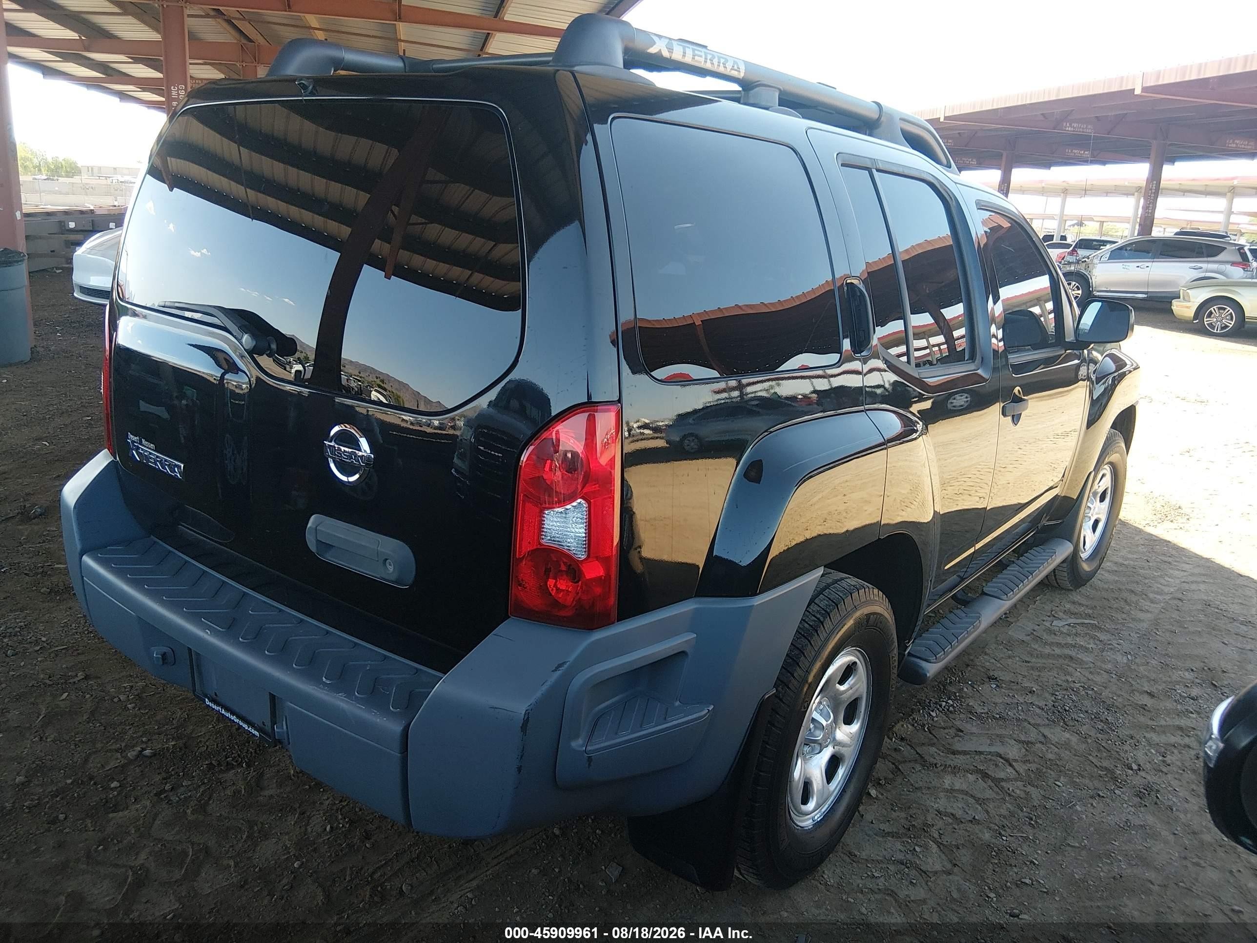 2006 Nissan Xterra X Black vin: 5N1AN08U76C536864