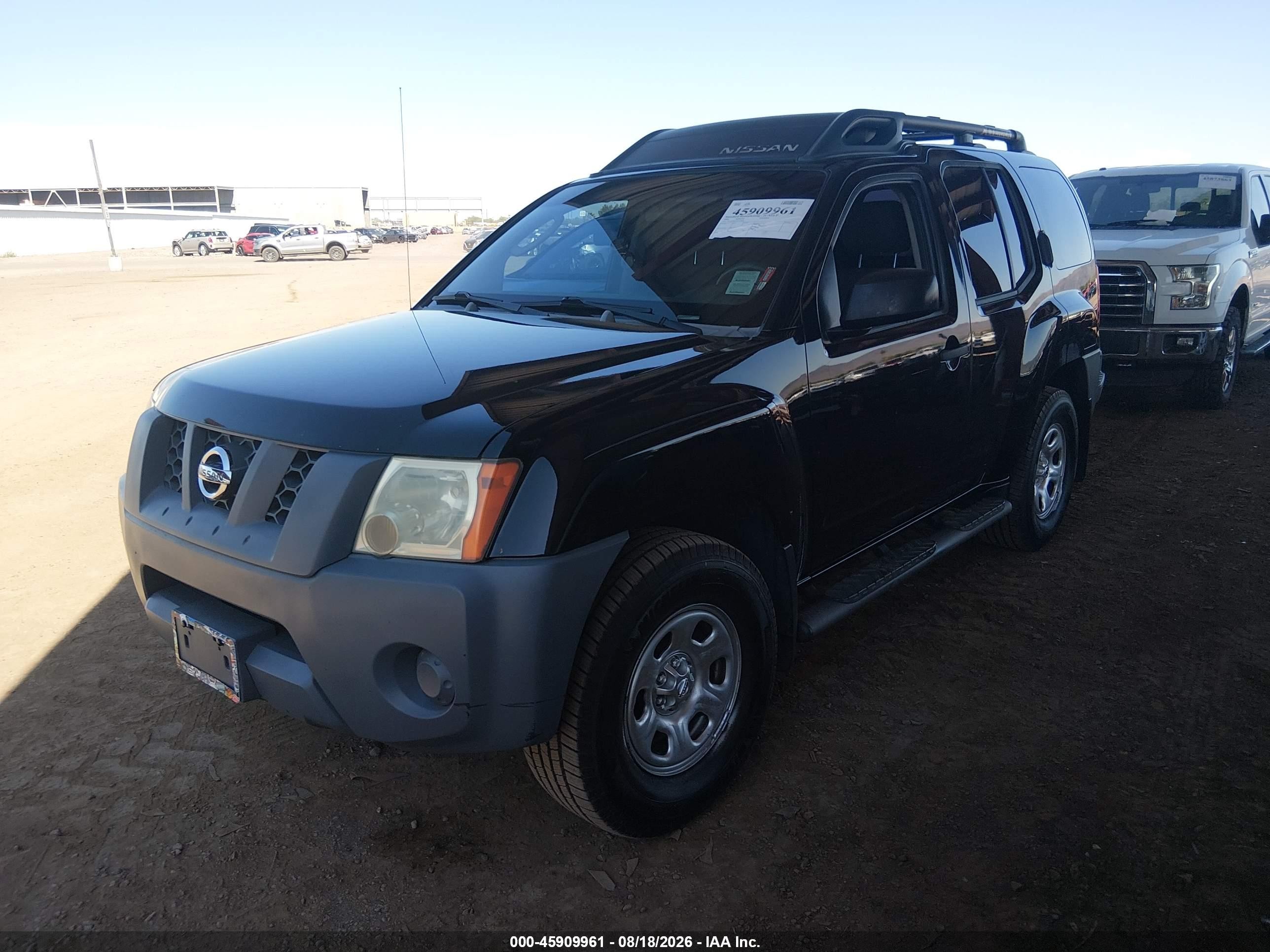 2006 Nissan Xterra X Black vin: 5N1AN08U76C536864