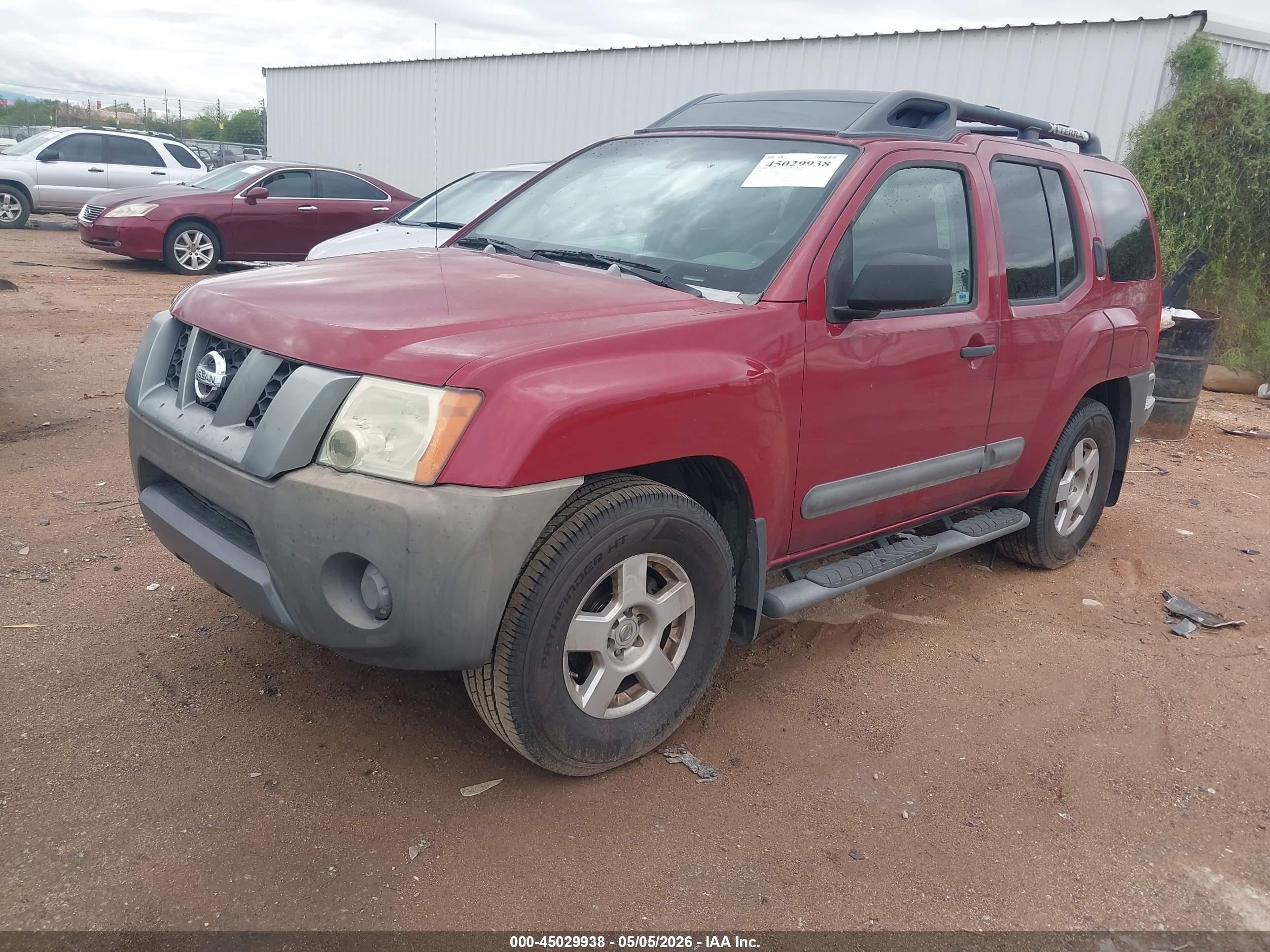 2006 Nissan Xterra S Maroon vin: 5N1AN08U76C550893