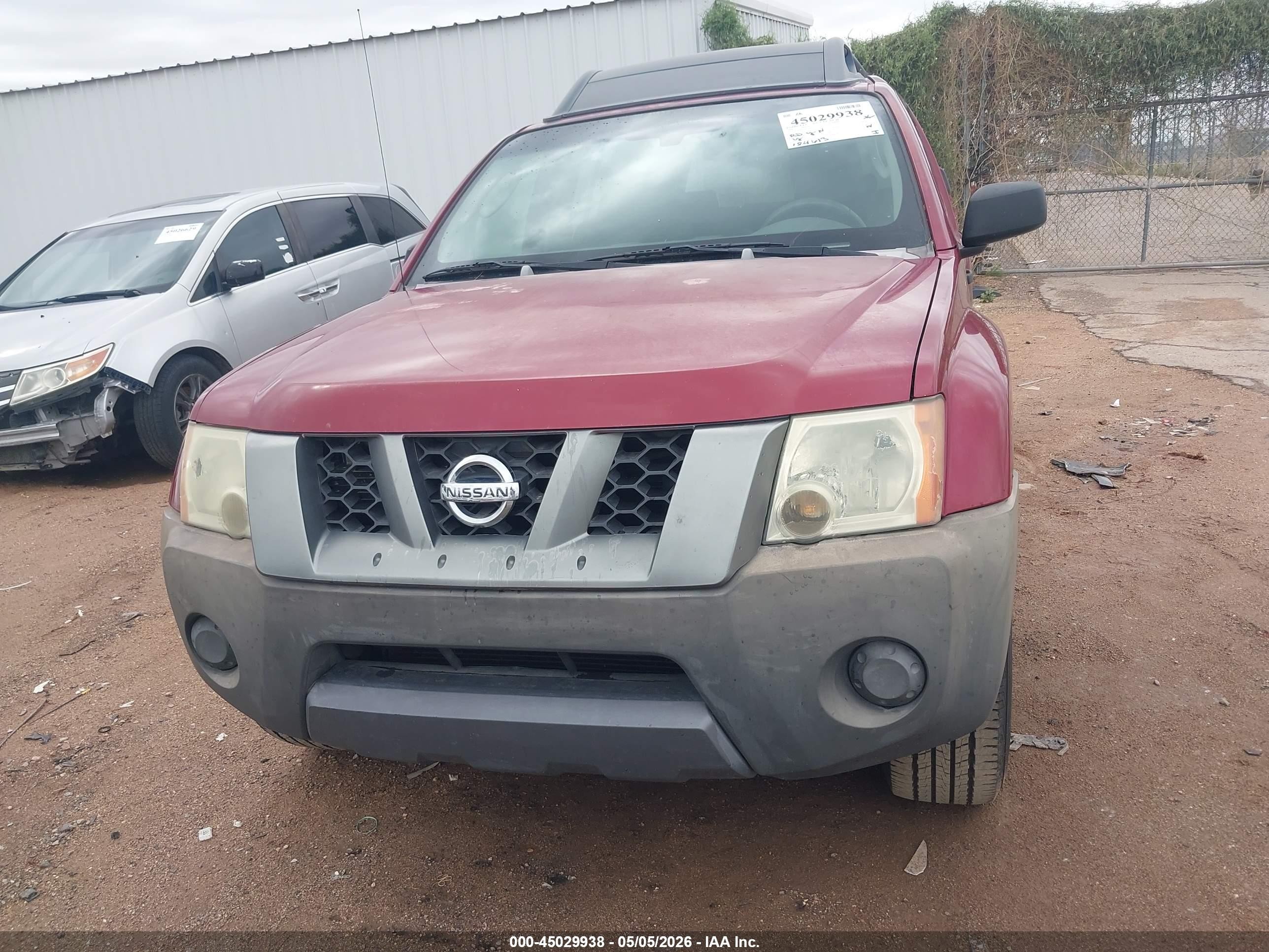 2006 Nissan Xterra S Maroon vin: 5N1AN08U76C550893
