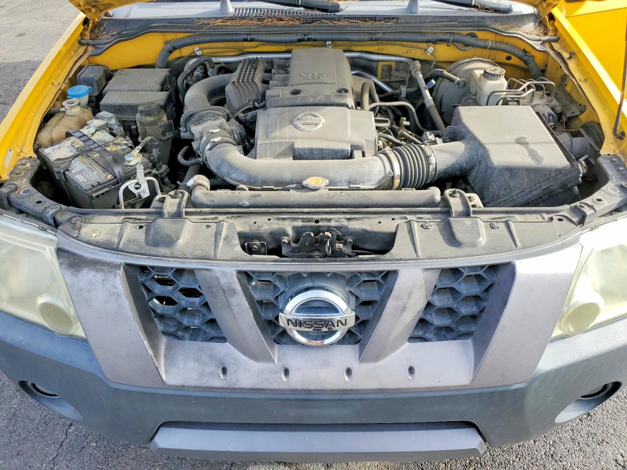 2005 Nissan Xterra S Желтый vin: 5N1AN08U85C626846