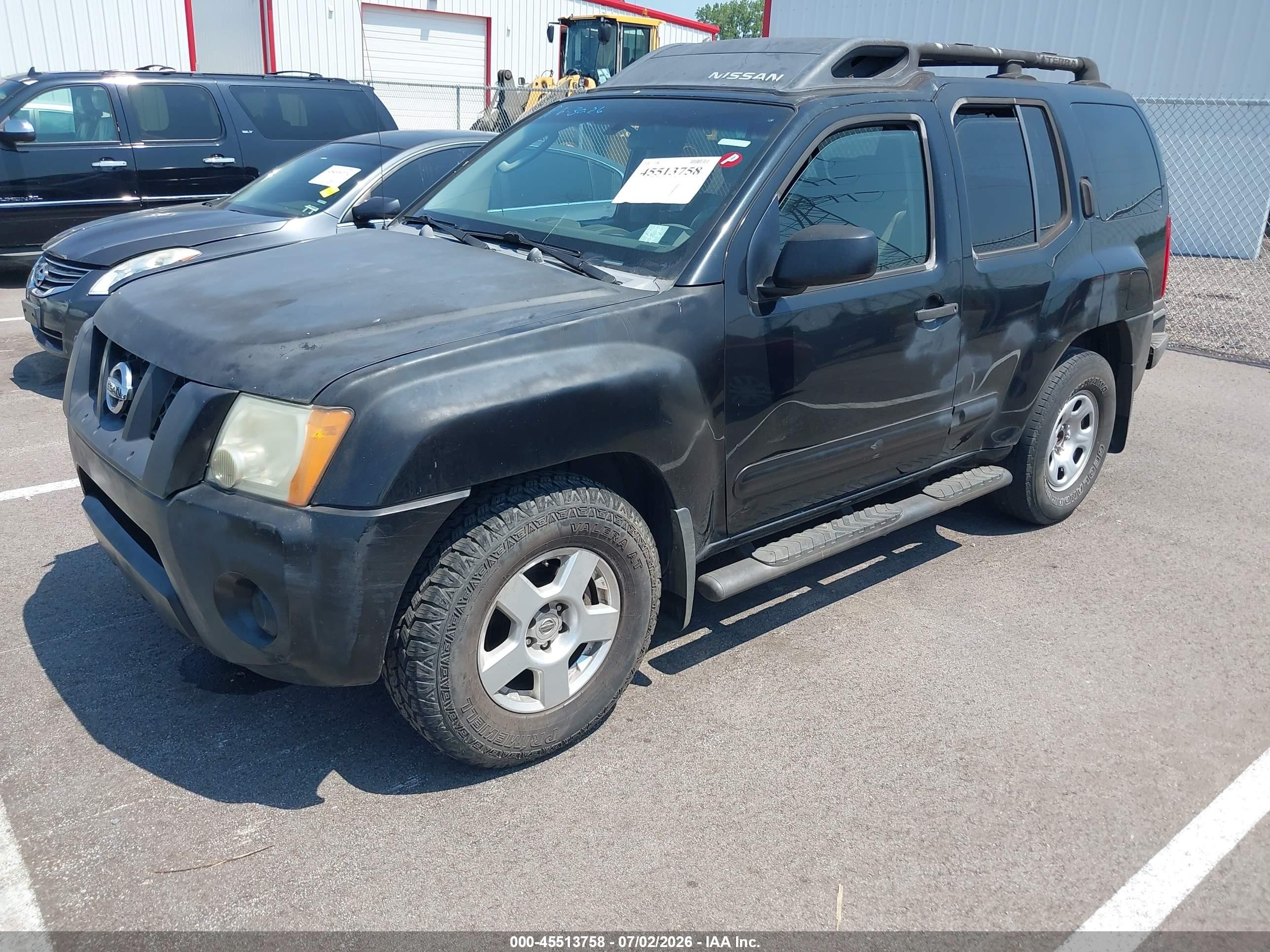 2006 Nissan Xterra S Черный vin: 5N1AN08U86C532046