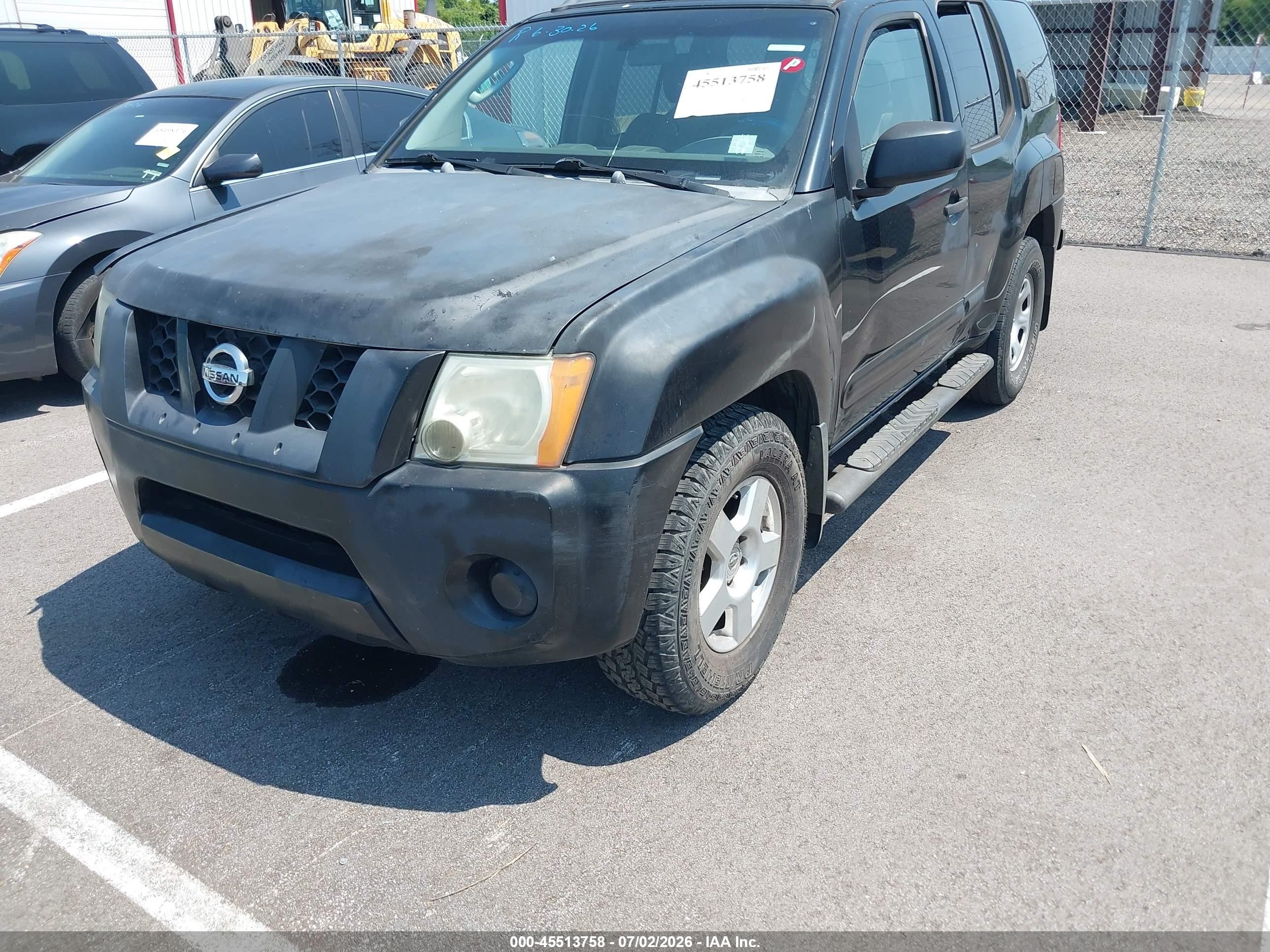 2006 Nissan Xterra S Черный vin: 5N1AN08U86C532046