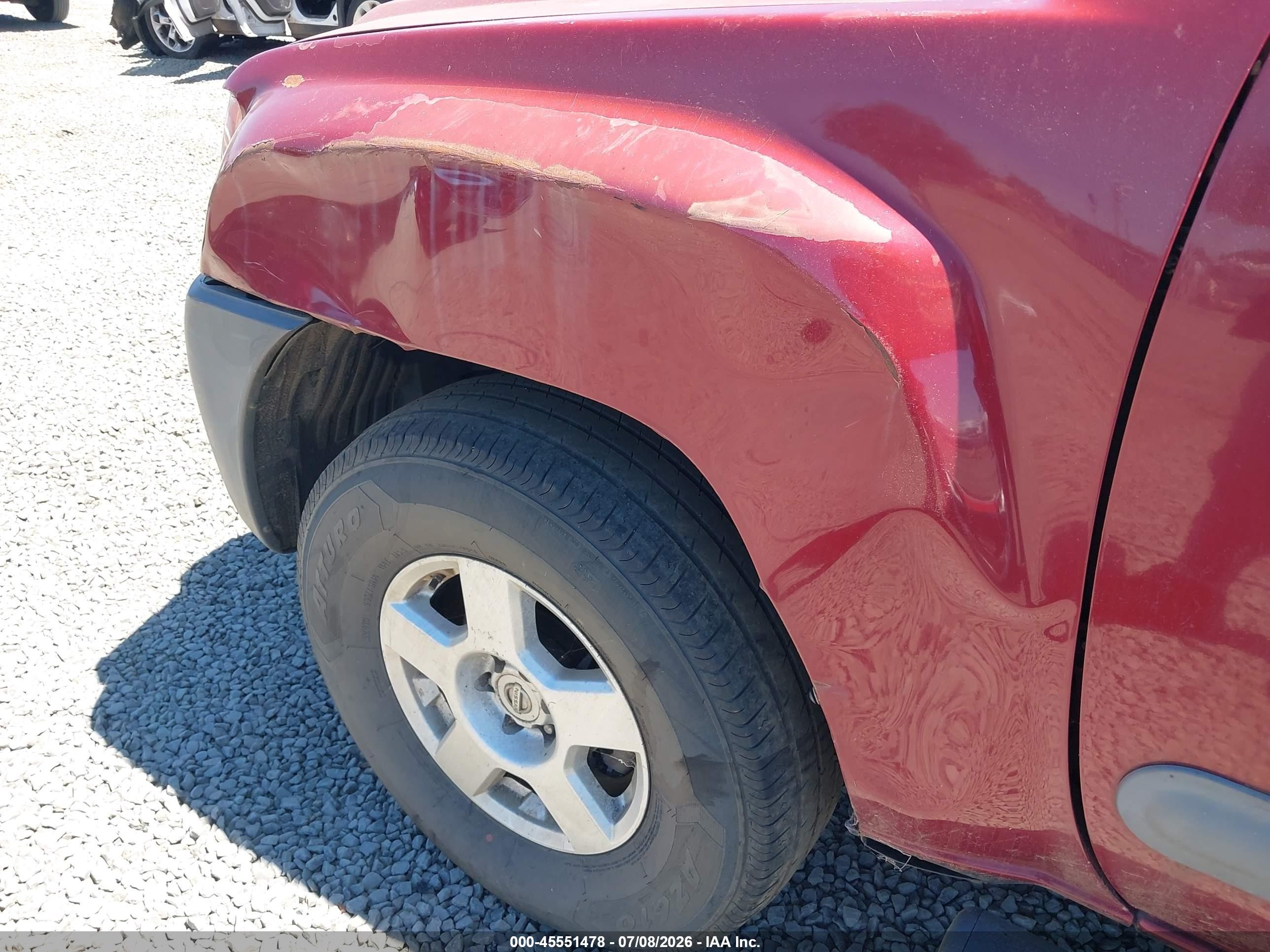 2006 Nissan Xterra S Red vin: 5N1AN08U86C542995