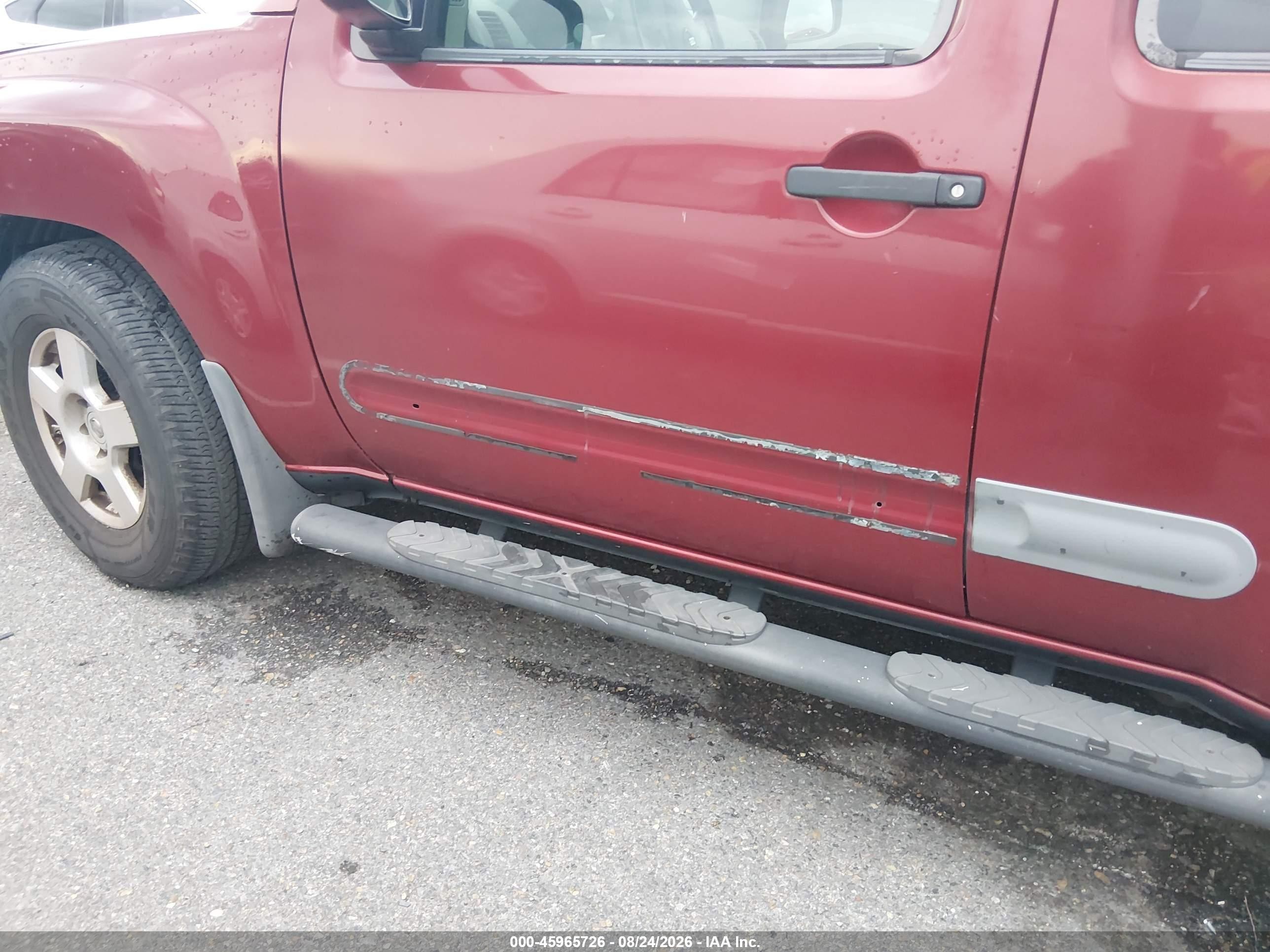 2006 Nissan Xterra S Burgundy vin: 5N1AN08U86C554659