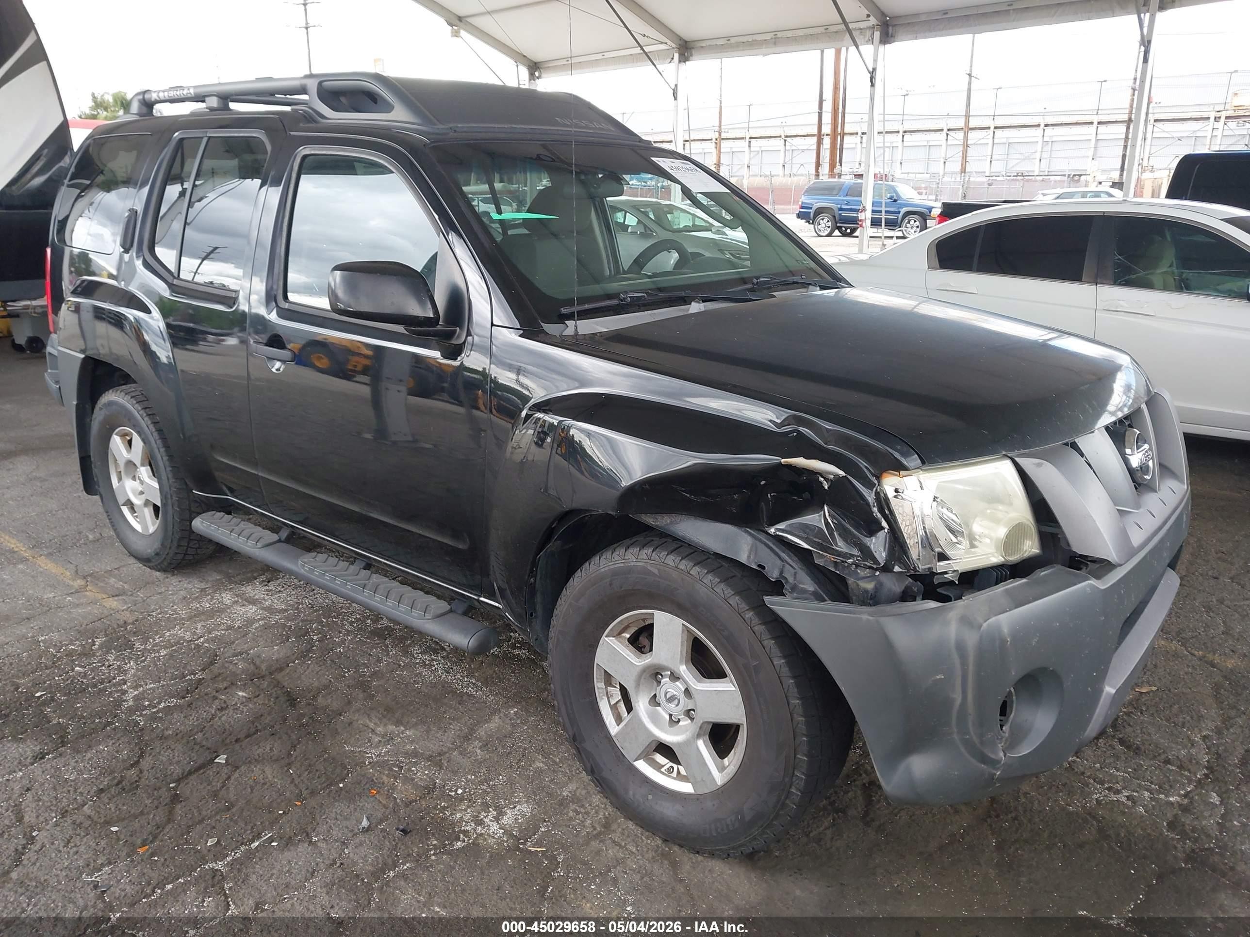 2008 Nissan Xterra S Black vin: 5N1AN08U88C528985