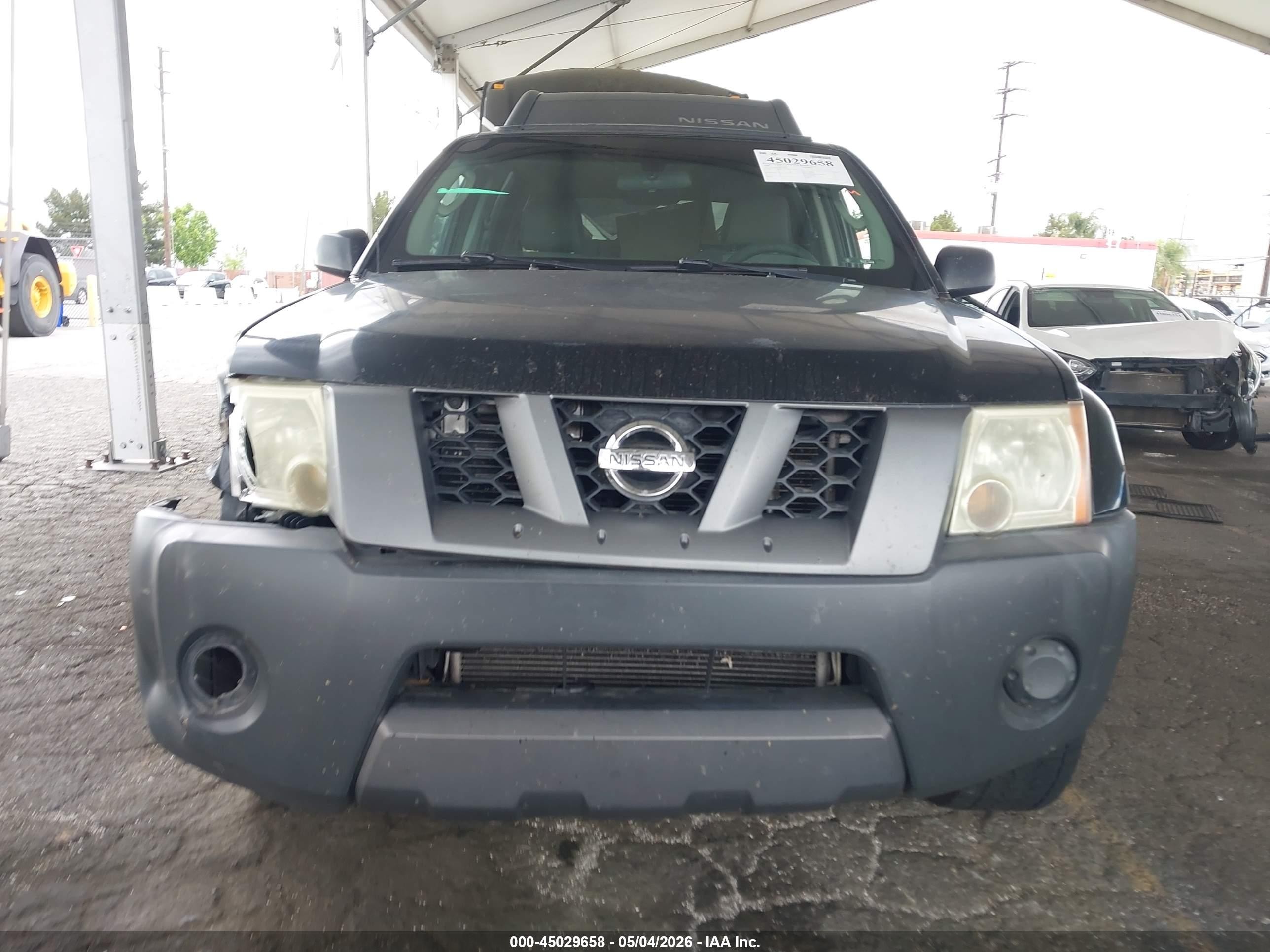 2008 Nissan Xterra S Black vin: 5N1AN08U88C528985