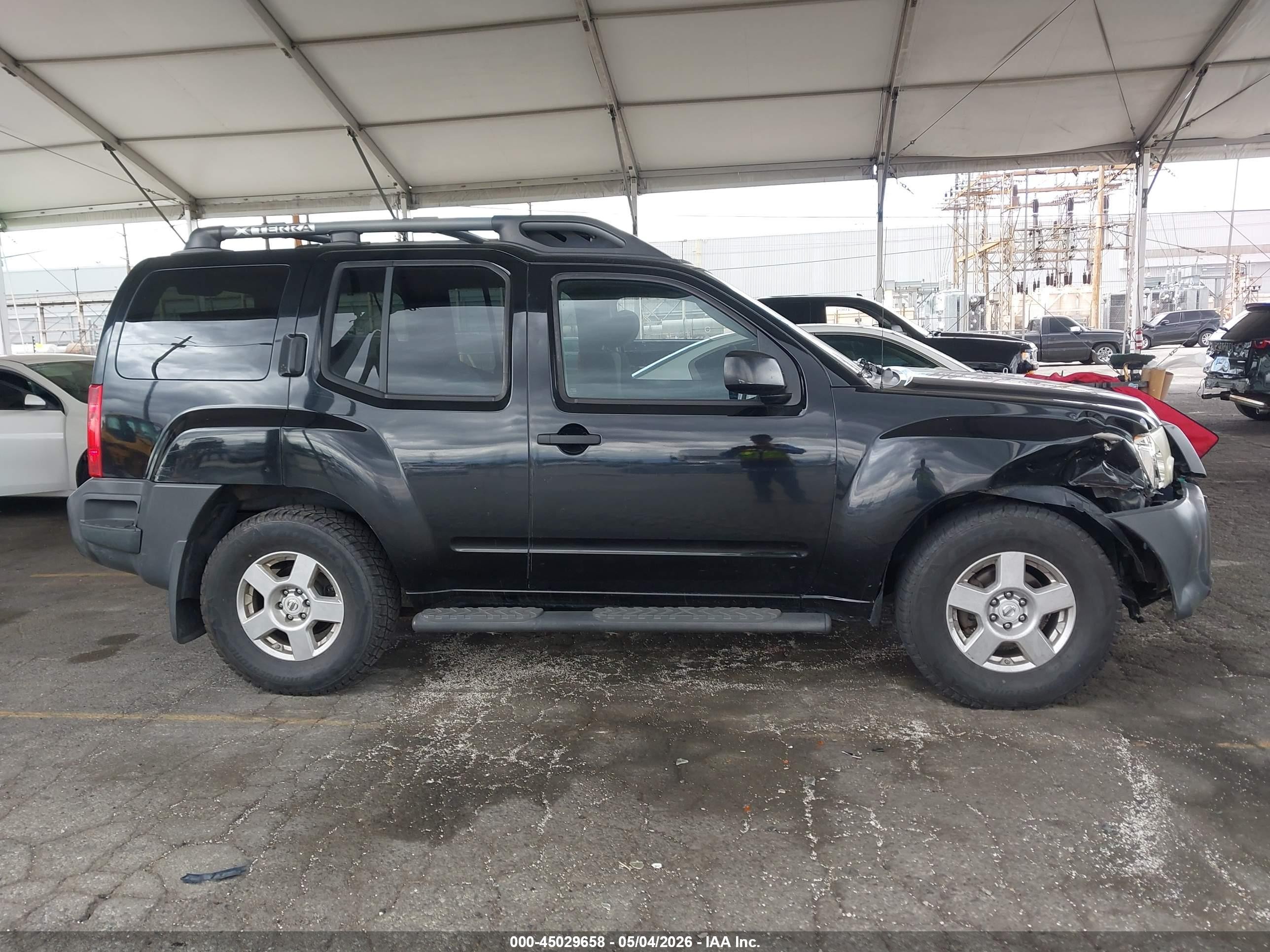2008 Nissan Xterra S Black vin: 5N1AN08U88C528985