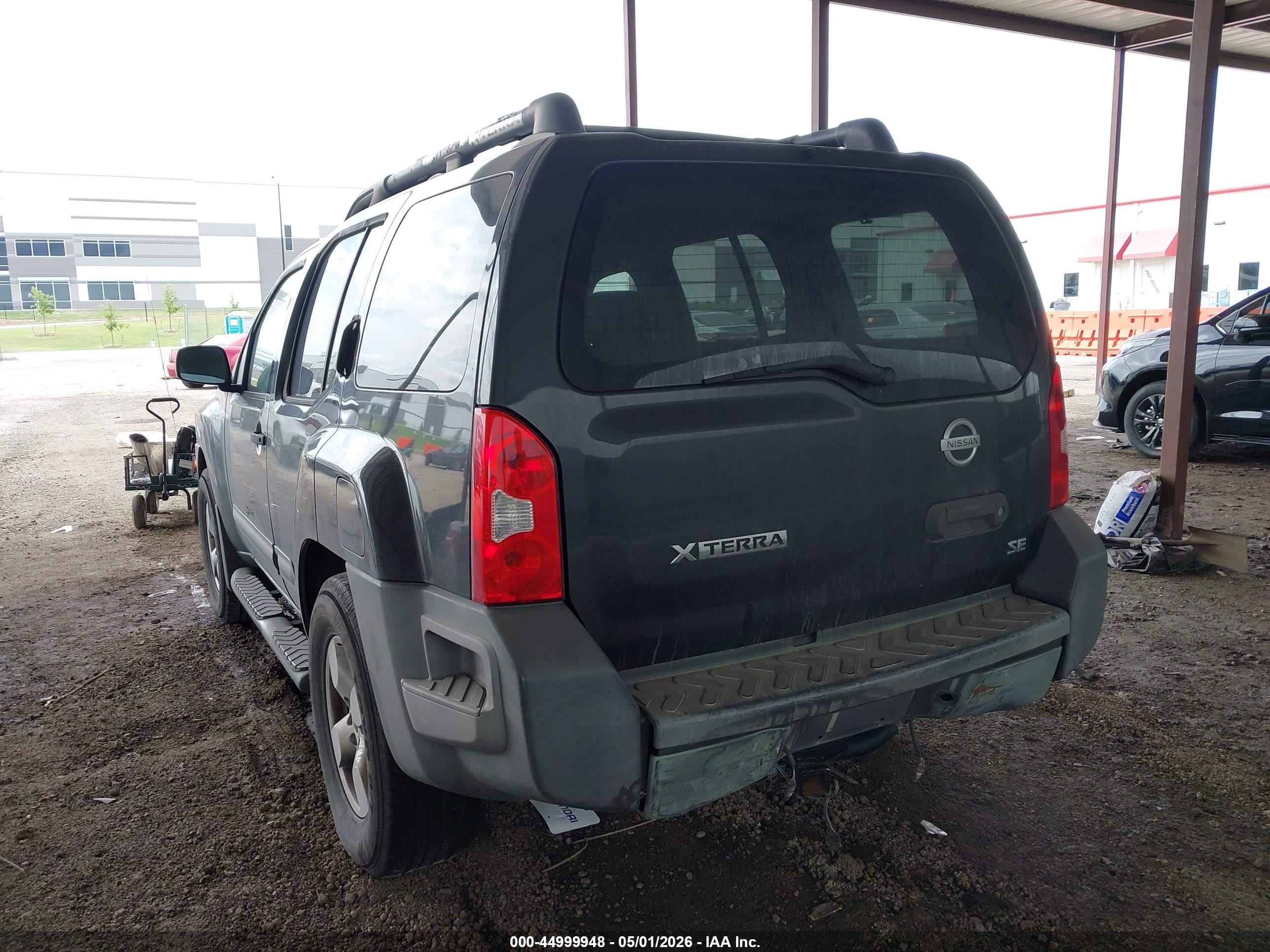 2005 Nissan Xterra Se Gray vin: 5N1AN08U95C620246