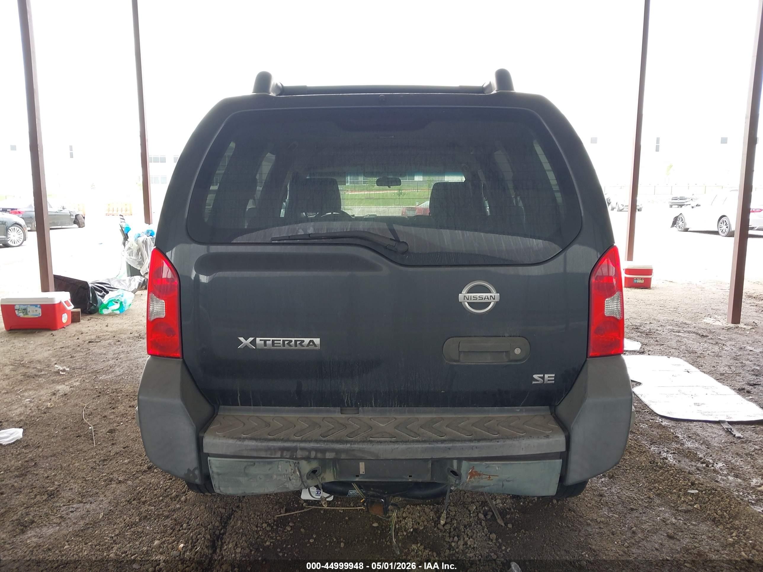 2005 Nissan Xterra Se Gray vin: 5N1AN08U95C620246