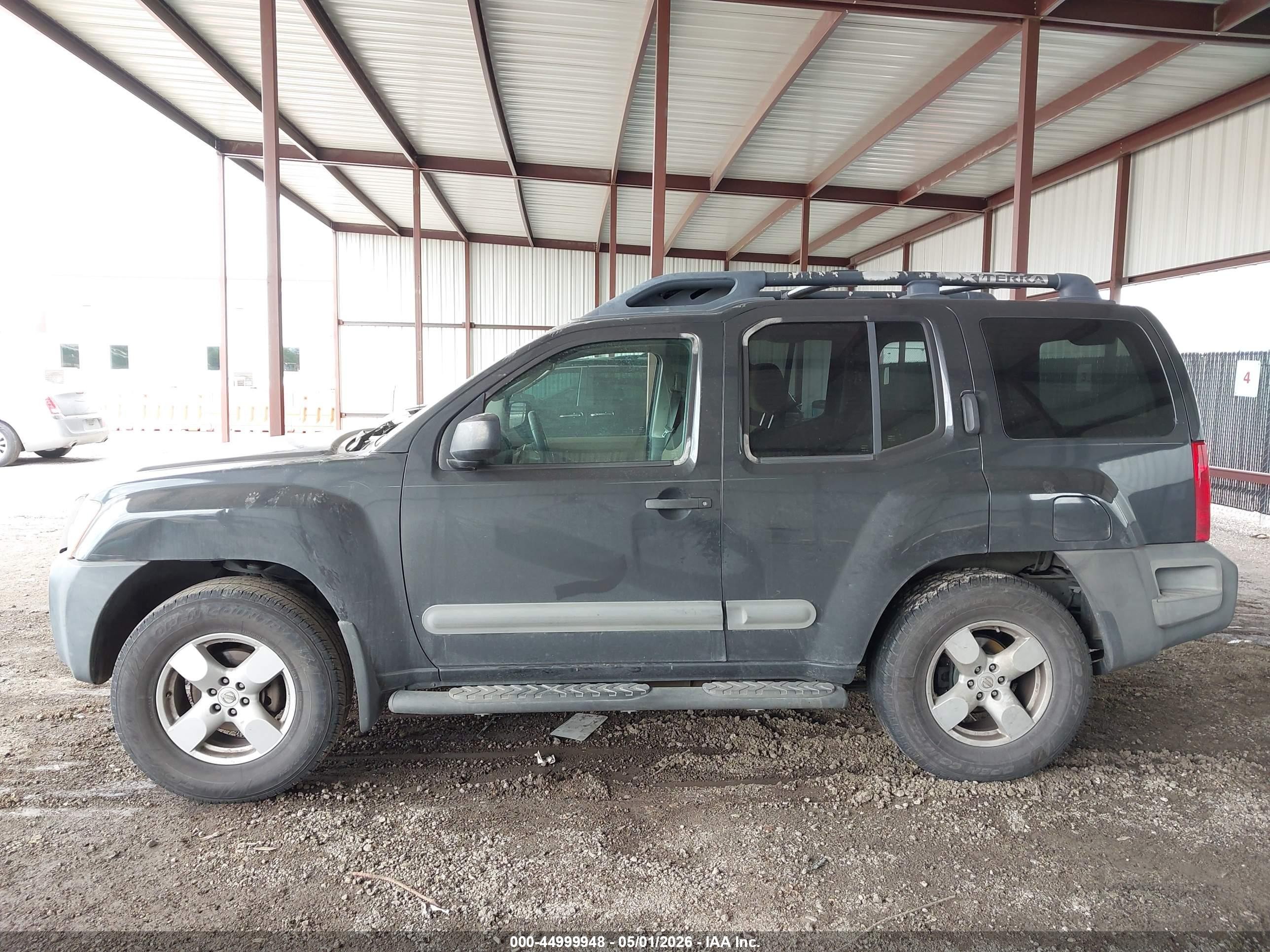 2005 Nissan Xterra Se Gray vin: 5N1AN08U95C620246