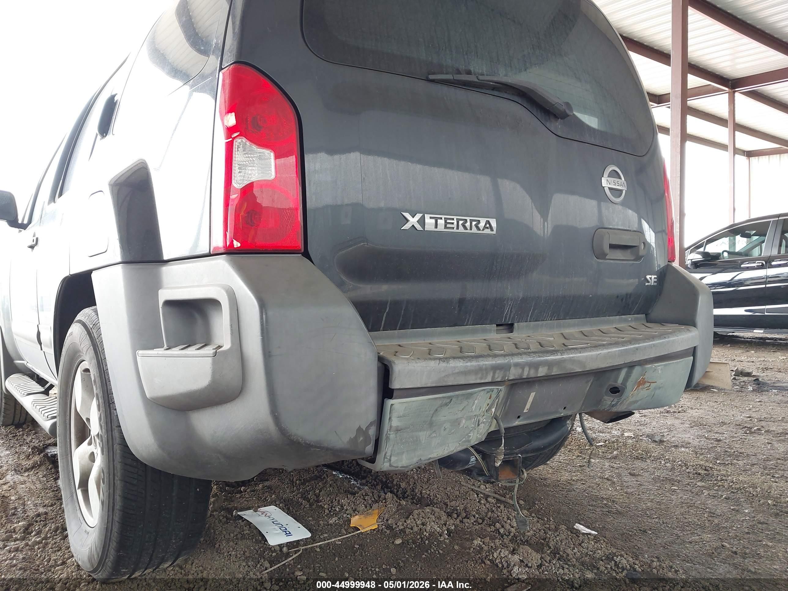 2005 Nissan Xterra Se Gray vin: 5N1AN08U95C620246