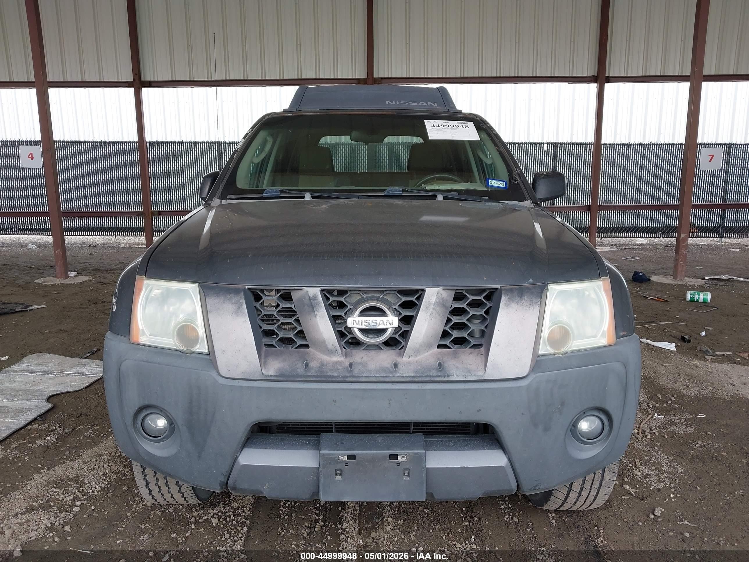 2005 Nissan Xterra Se Gray vin: 5N1AN08U95C620246