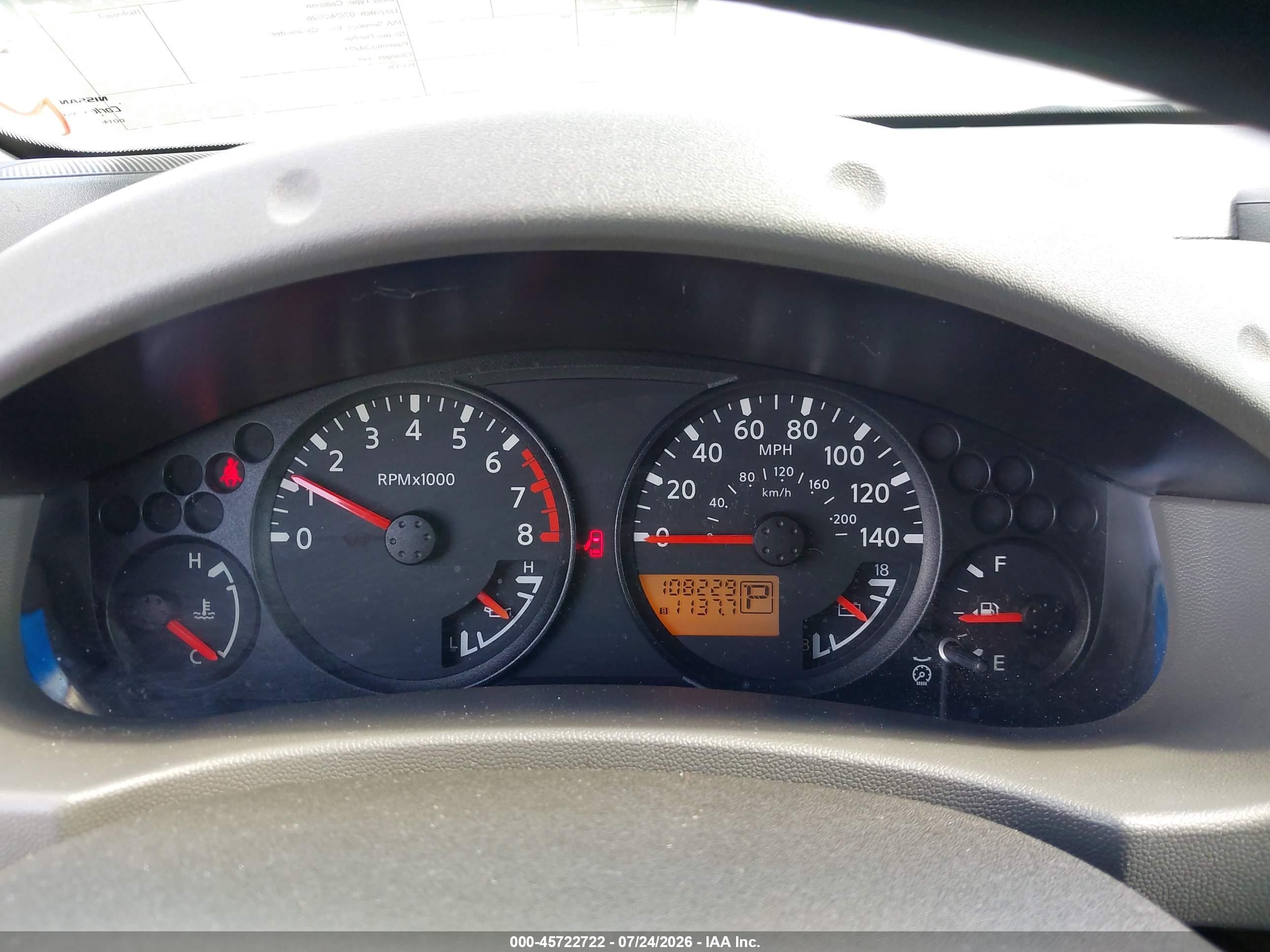 2005 Nissan Xterra S White vin: 5N1AN08U95C628041